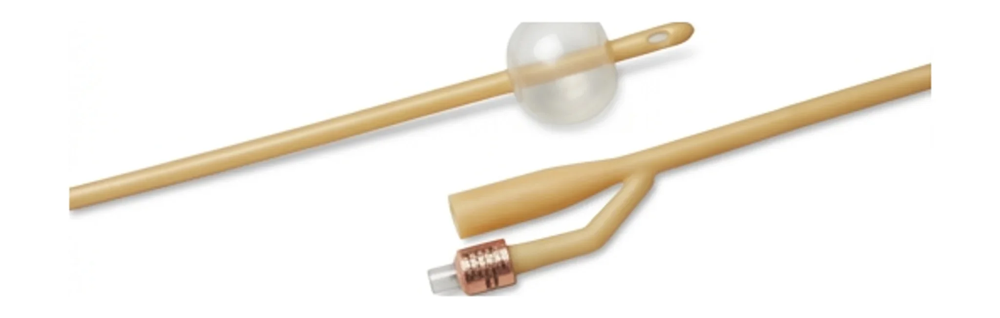 Silastic® Foley Catheter, Silicone Coated, 2-Way, 5cc, 22Fr