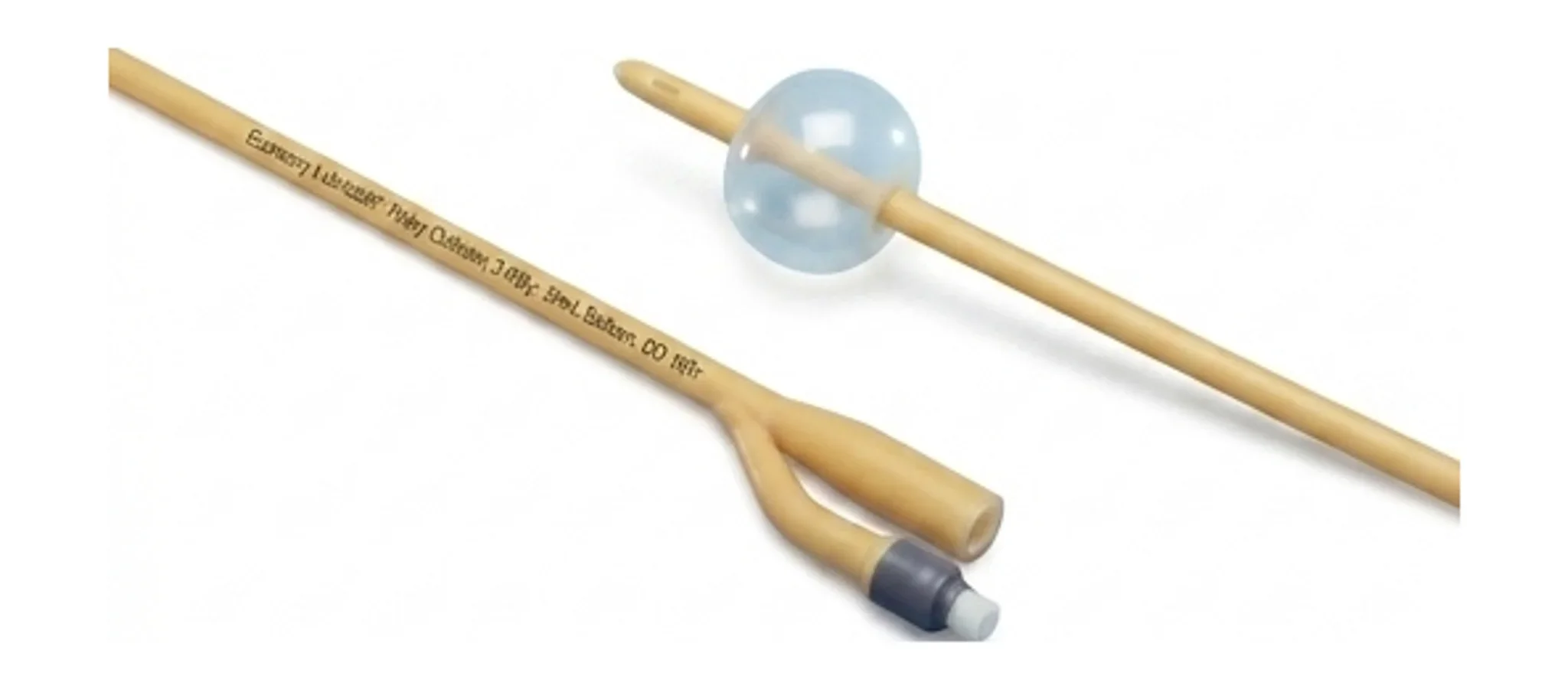 Economy Lubricath® Foley Catheter, 2-Way, 30mL Balloon, OD 16Fr