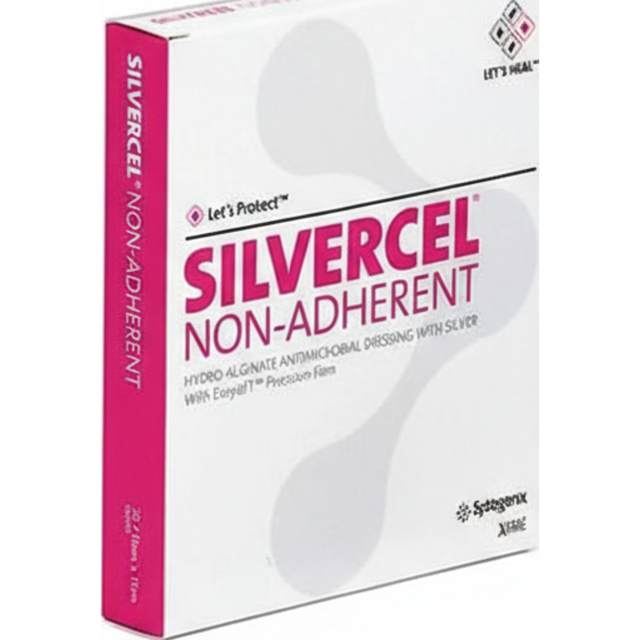 3M™ Silvercel™ Non-Adherent Hydro-Alginate Antimicrobial Dressing, W10cm x 20cm