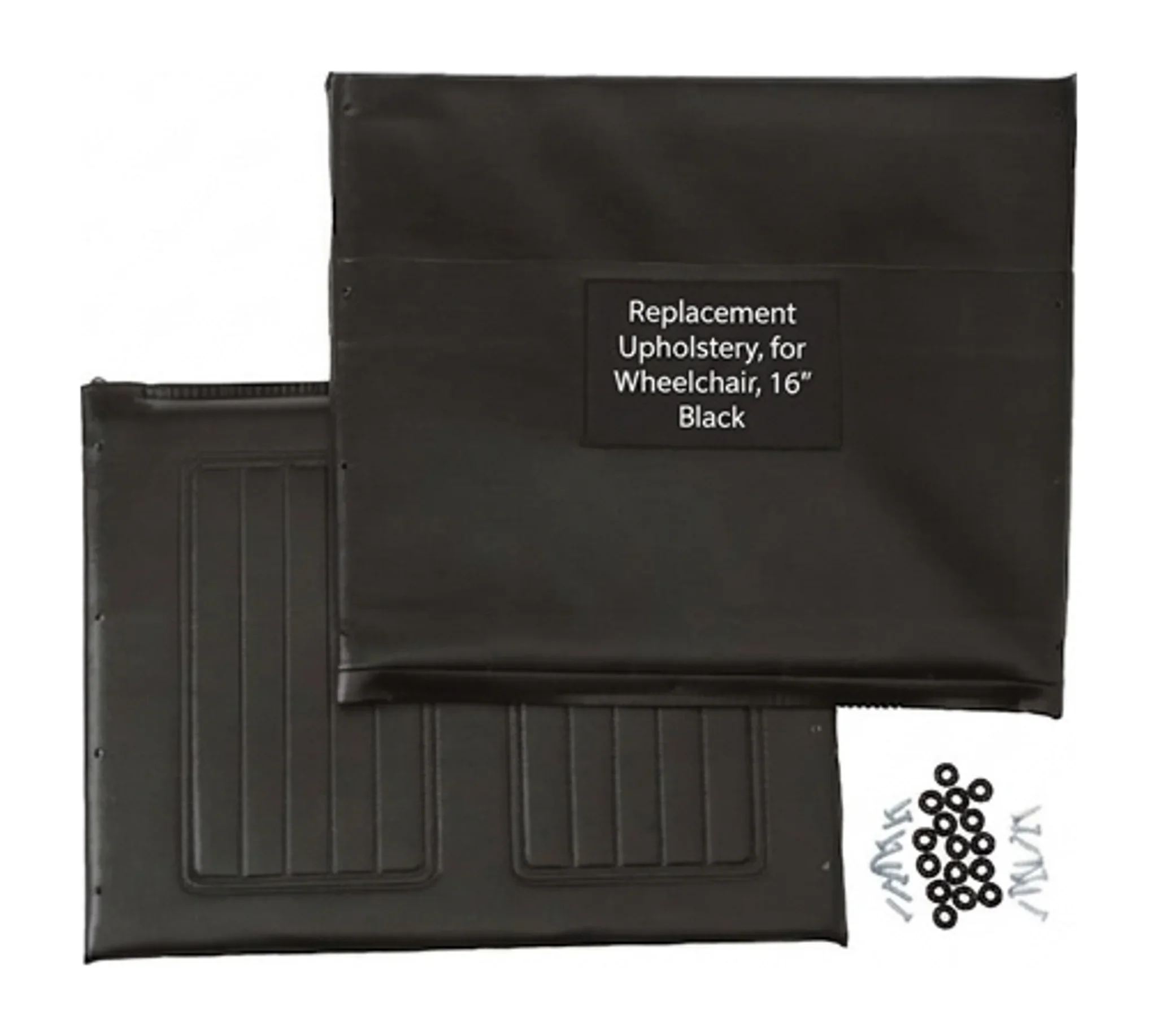 Replacement Upholstery, for Wheelchair, 16" Black