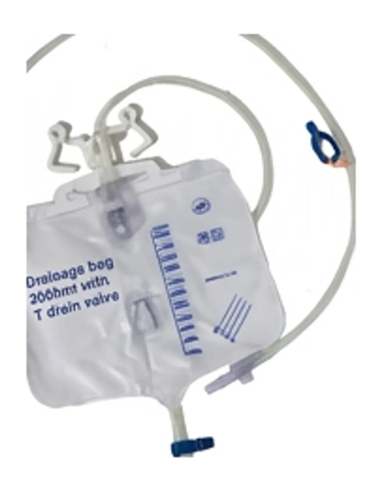 Drainage bag 2000ml with T drain valve