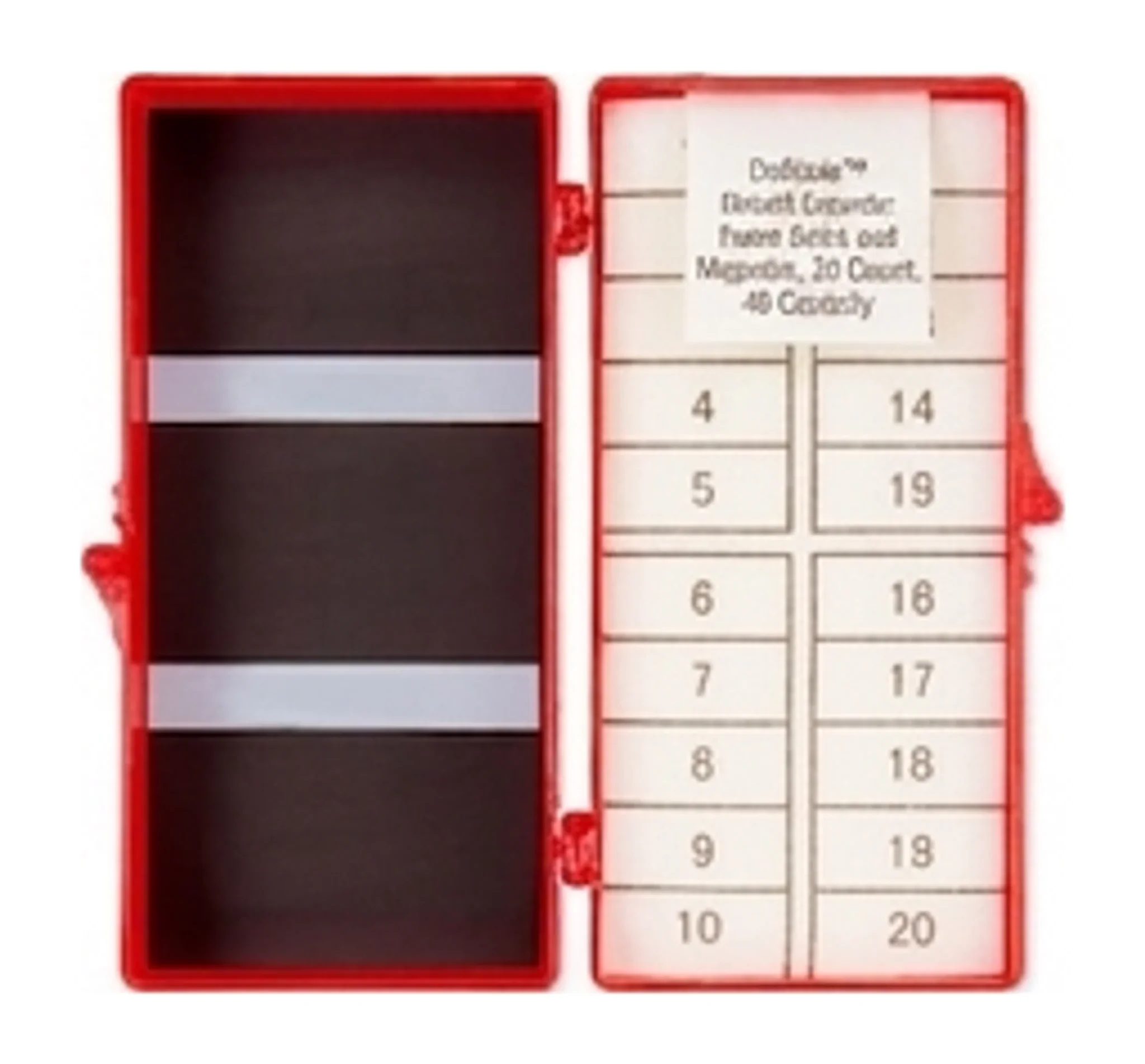 DeBlade™ Needle Counter, Foam Block and Magnetic, 20 Count, 40 Capacity