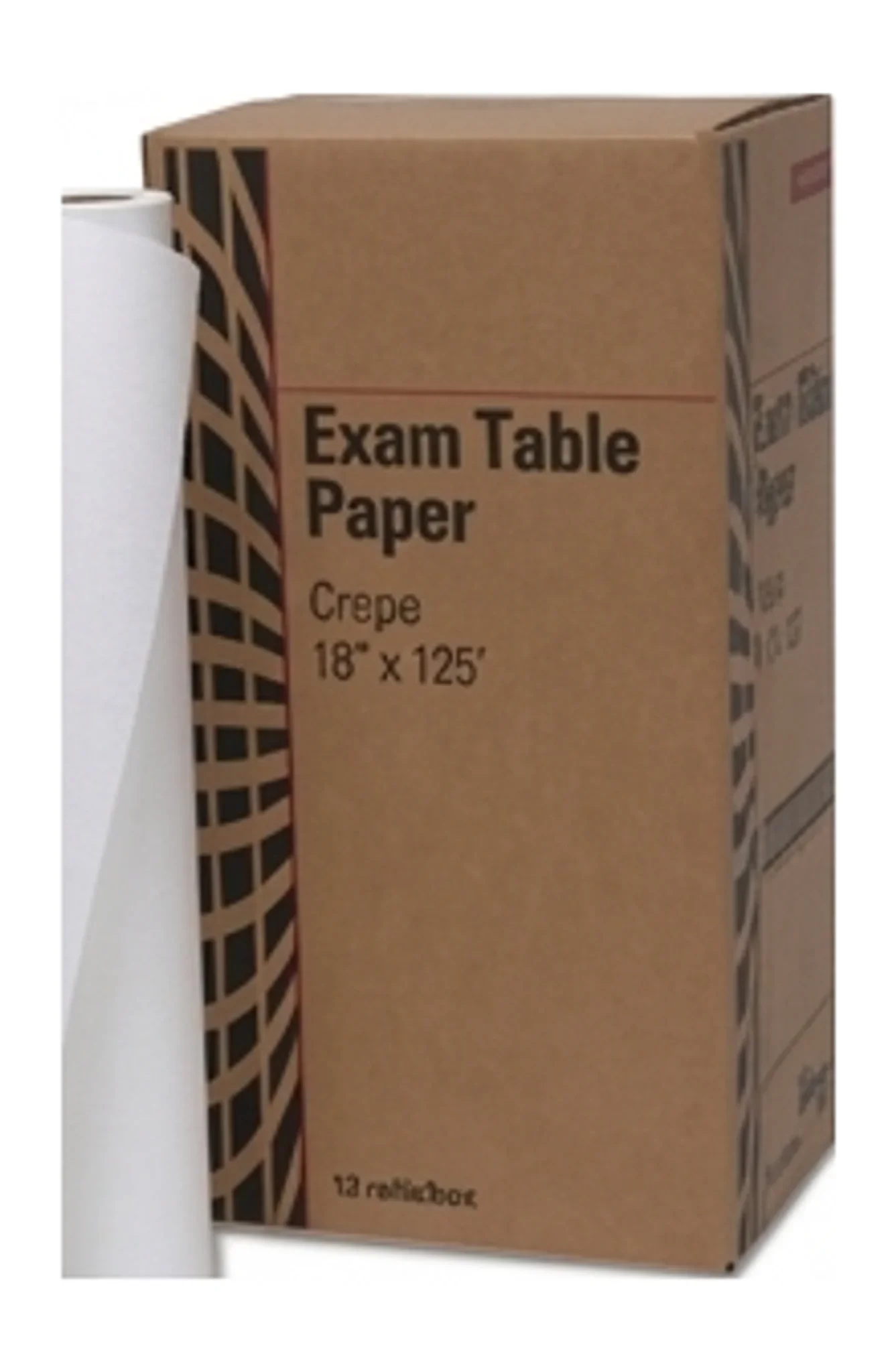Exam Table Paper, Crepe, 18" x 125'