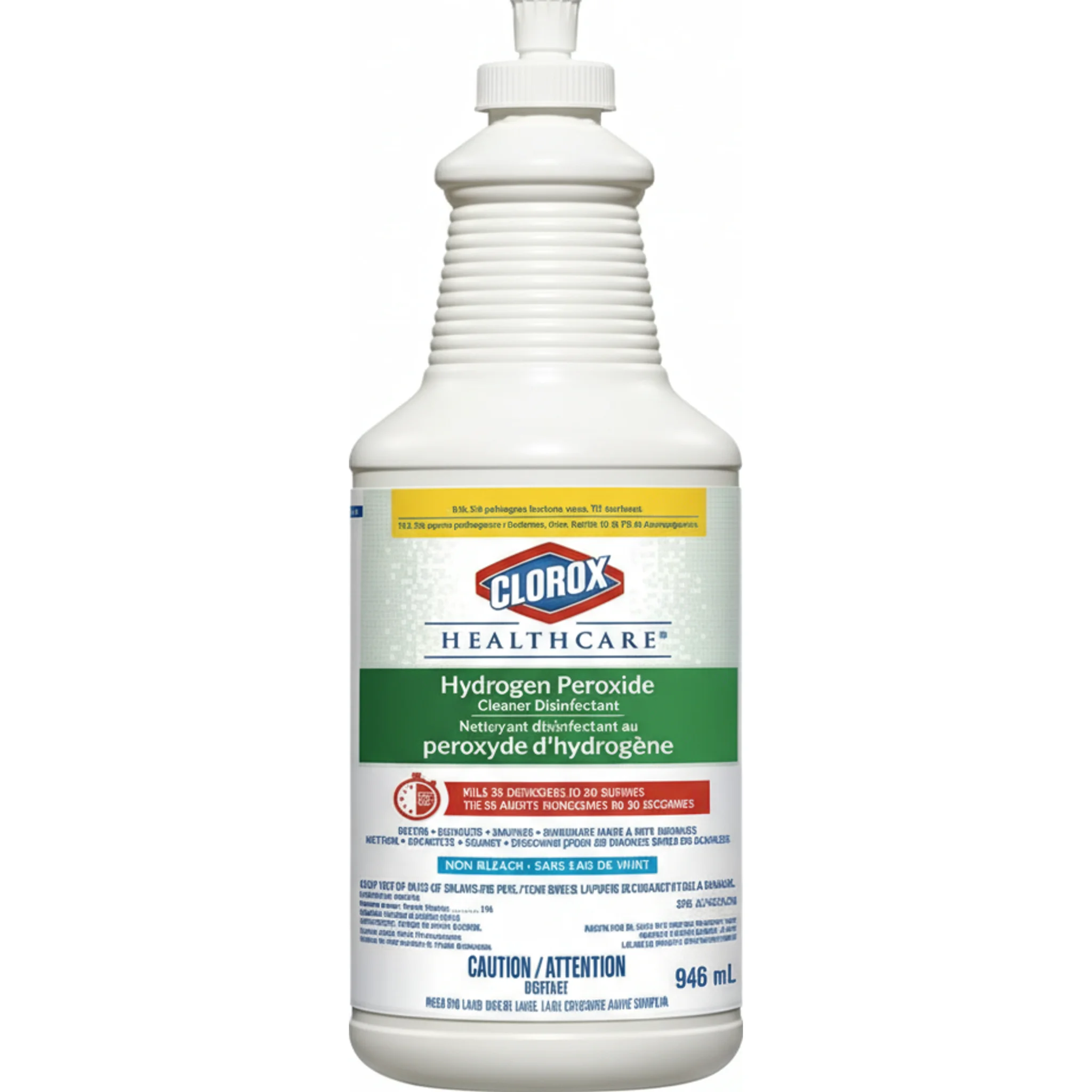 Clorox Healthcare® Hydrogen Peroxide Cleaner Disinfectant, Pull top Bottle, 946ml