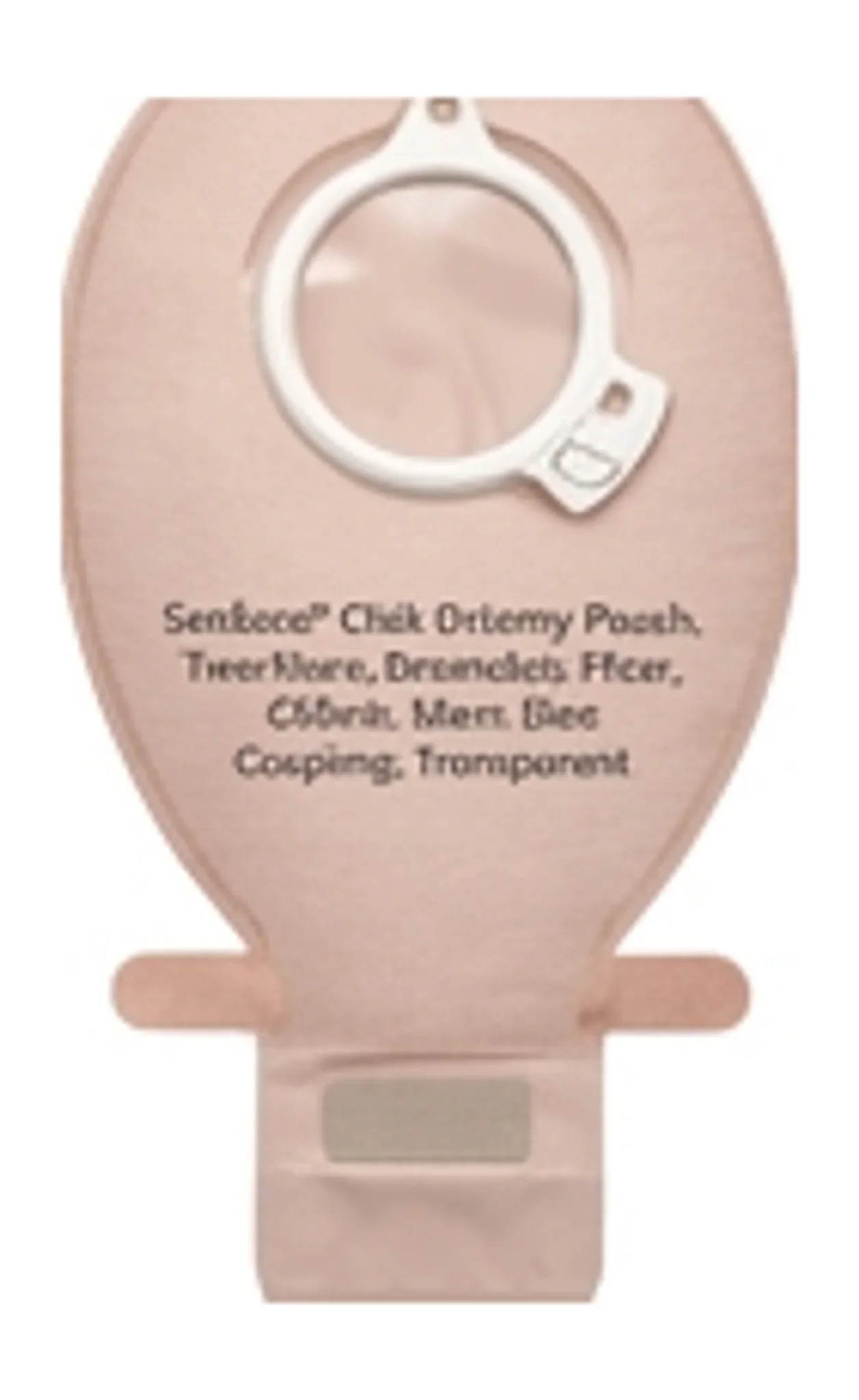 SenSura® Click Ostomy Pouch, Two-Piece, Drainable, Filter, 655mL, Maxi, Blue Coupling, Transparent