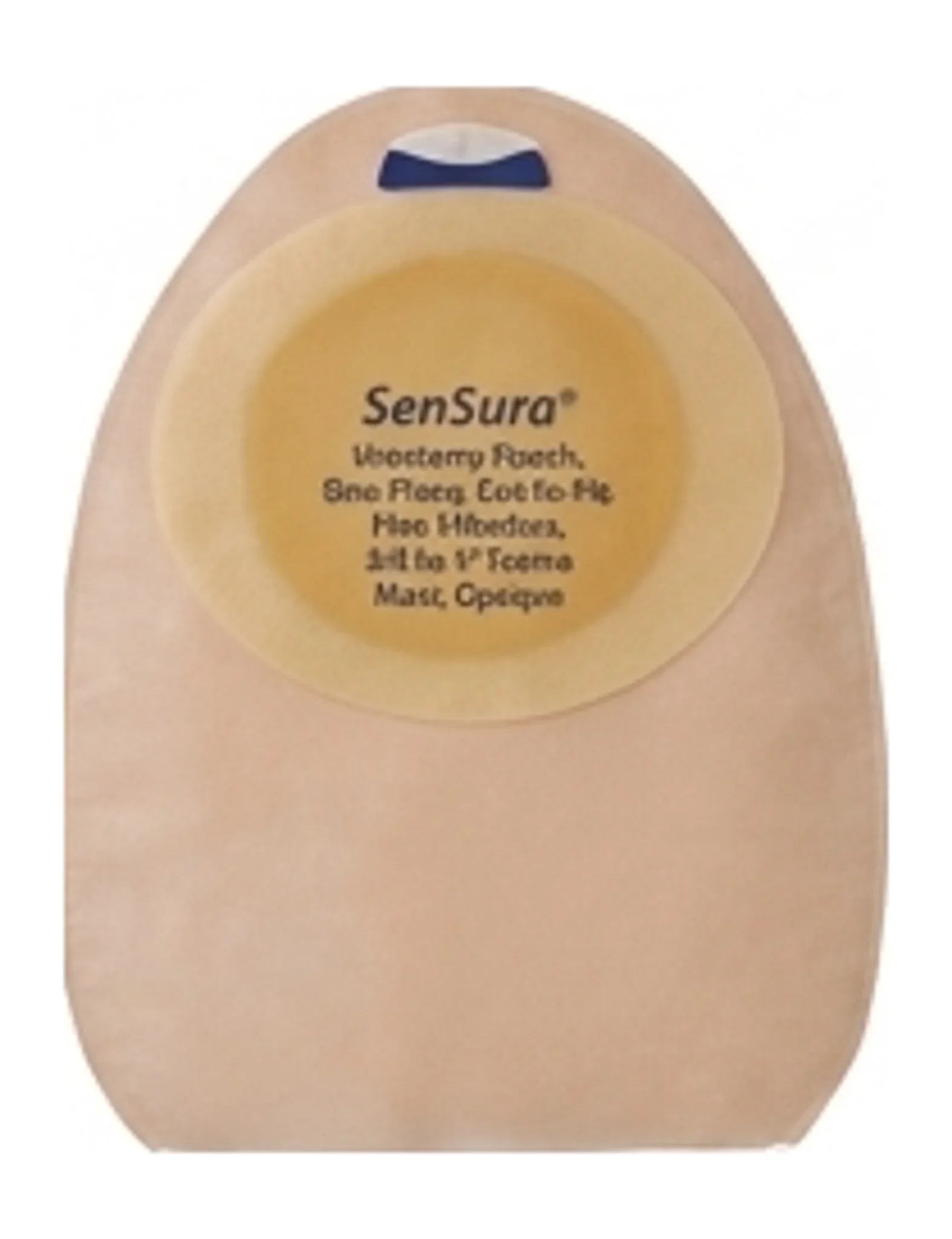 SenSura® Urostomy Pouch, One-Piece, Cut-to-Fit, Flat, Filterless, 3/8 to 3" Stoma, Maxi, Opaque