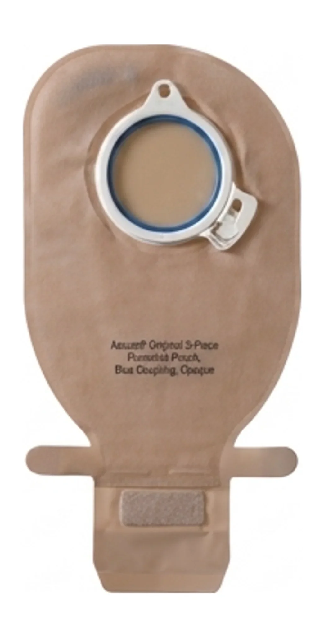 Assura® Original 2-Piece Drainable Pouch, Blue Coupling, Opaque
