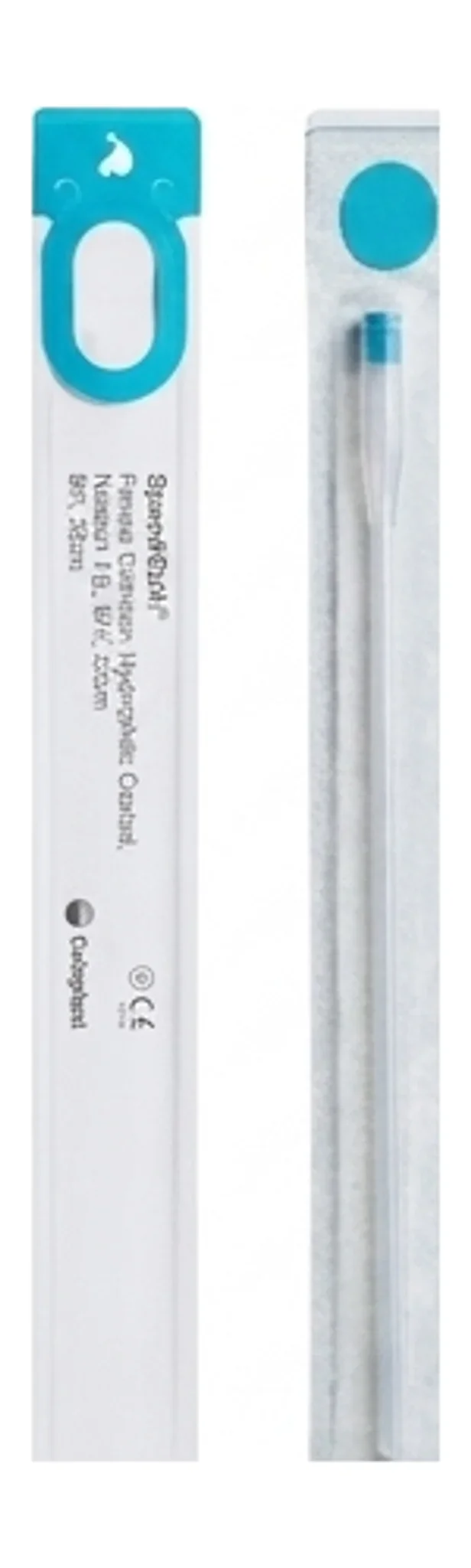 SpeediCath® Female Catheter, Hydrophilic Coated, Nelaton Tip, 8Fr, 20cm