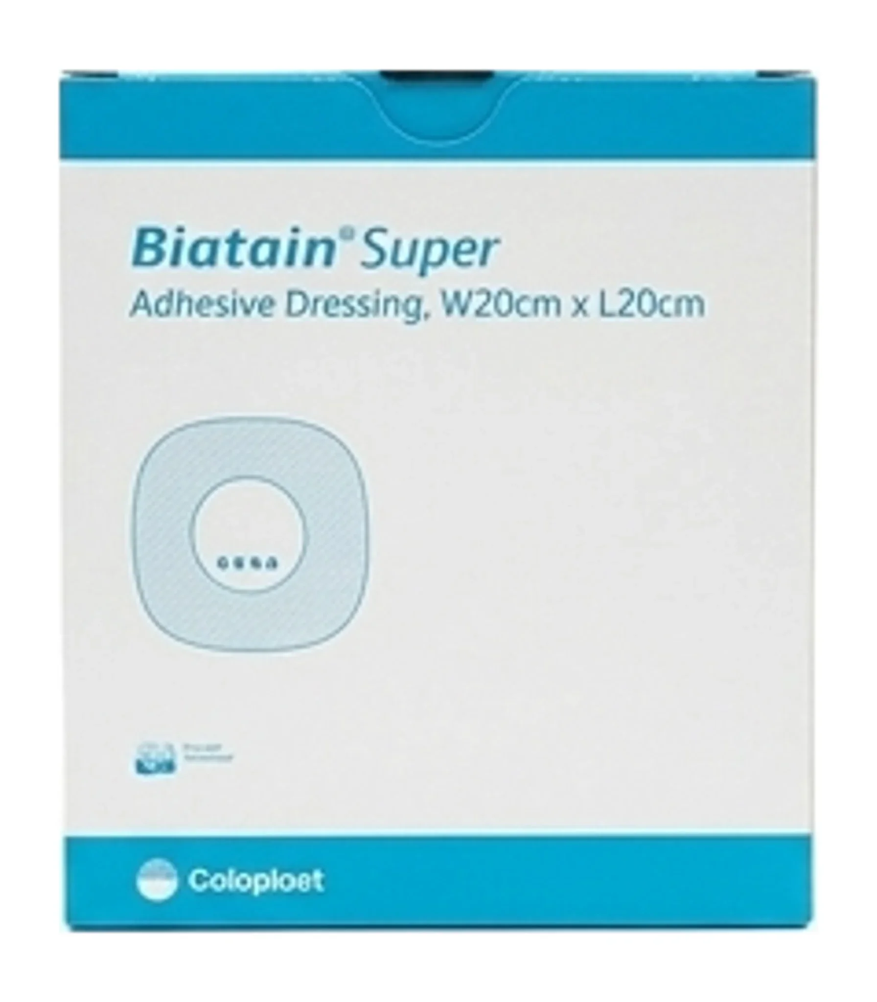 Biatain® Super Adhesive Dressing, W20cm x L20cm