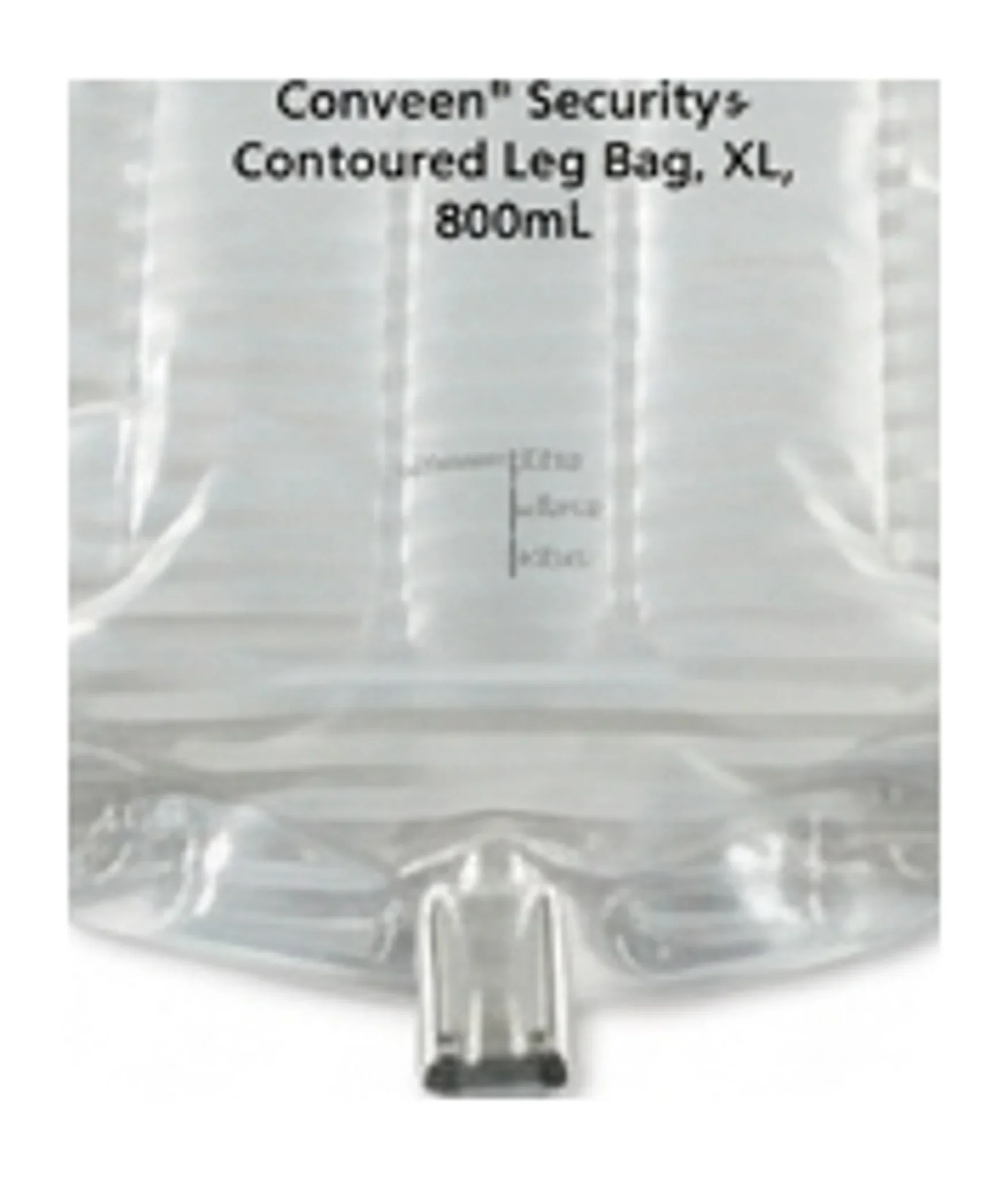 Conveen® Security+ Contoured Leg Bag, XL, 800mL