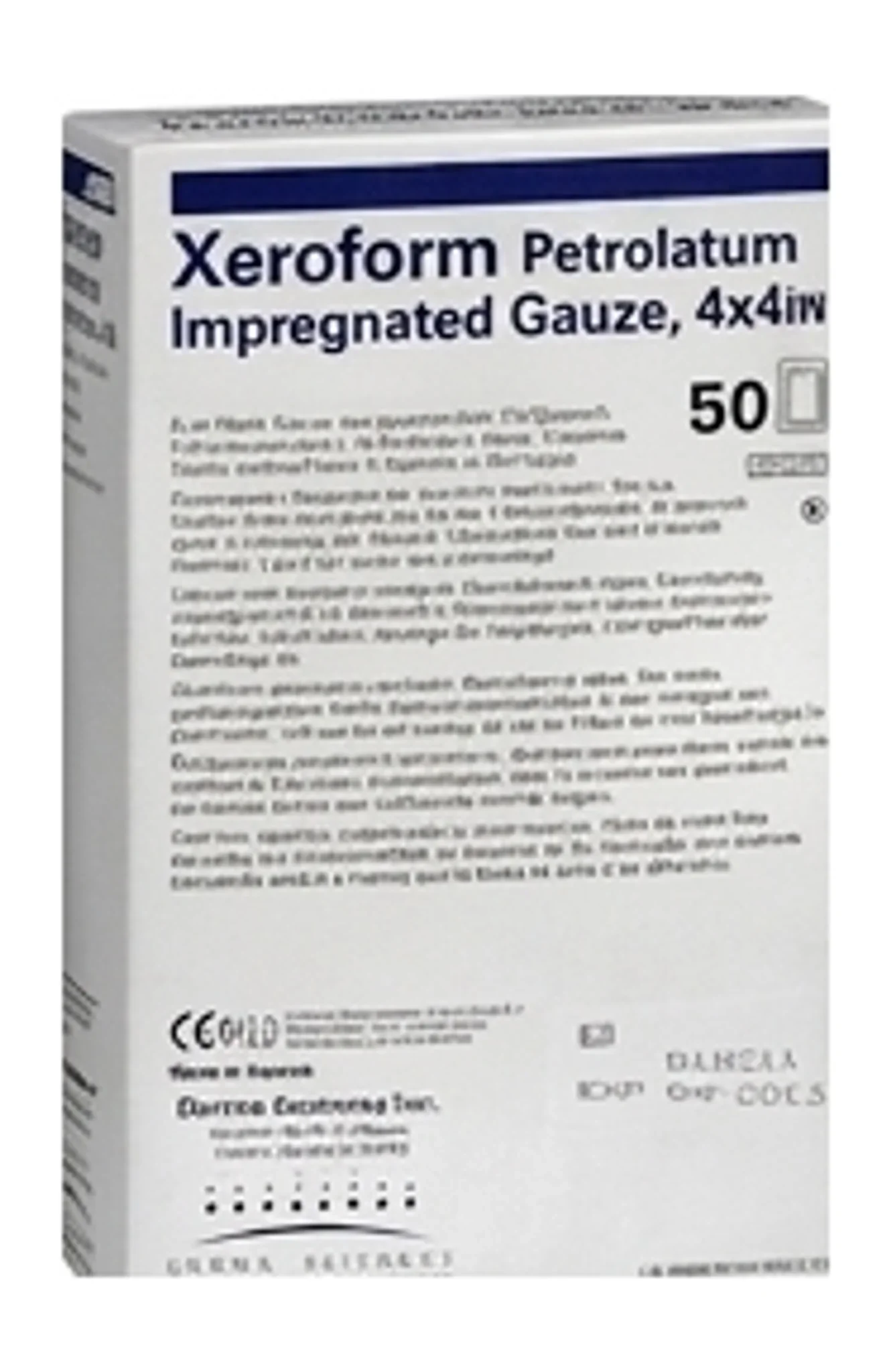 Xeroform Petrolatum Impregnated Gauze, 4x4IN