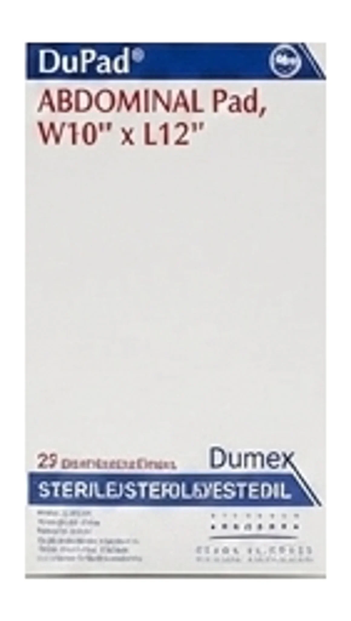 Dupad® Abdominal Pad, W10" x L12"