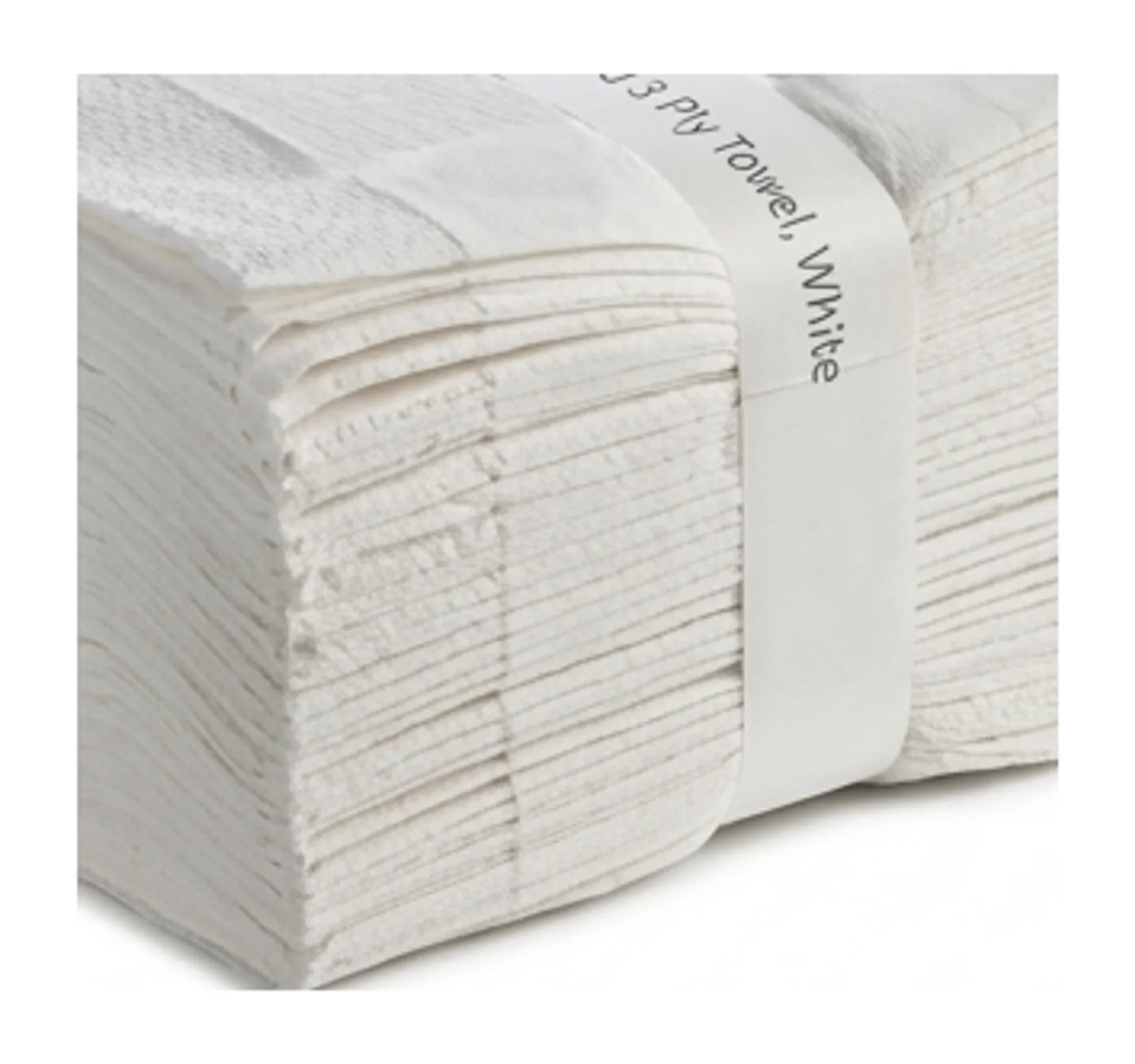 Standard 3 Ply Towel, White