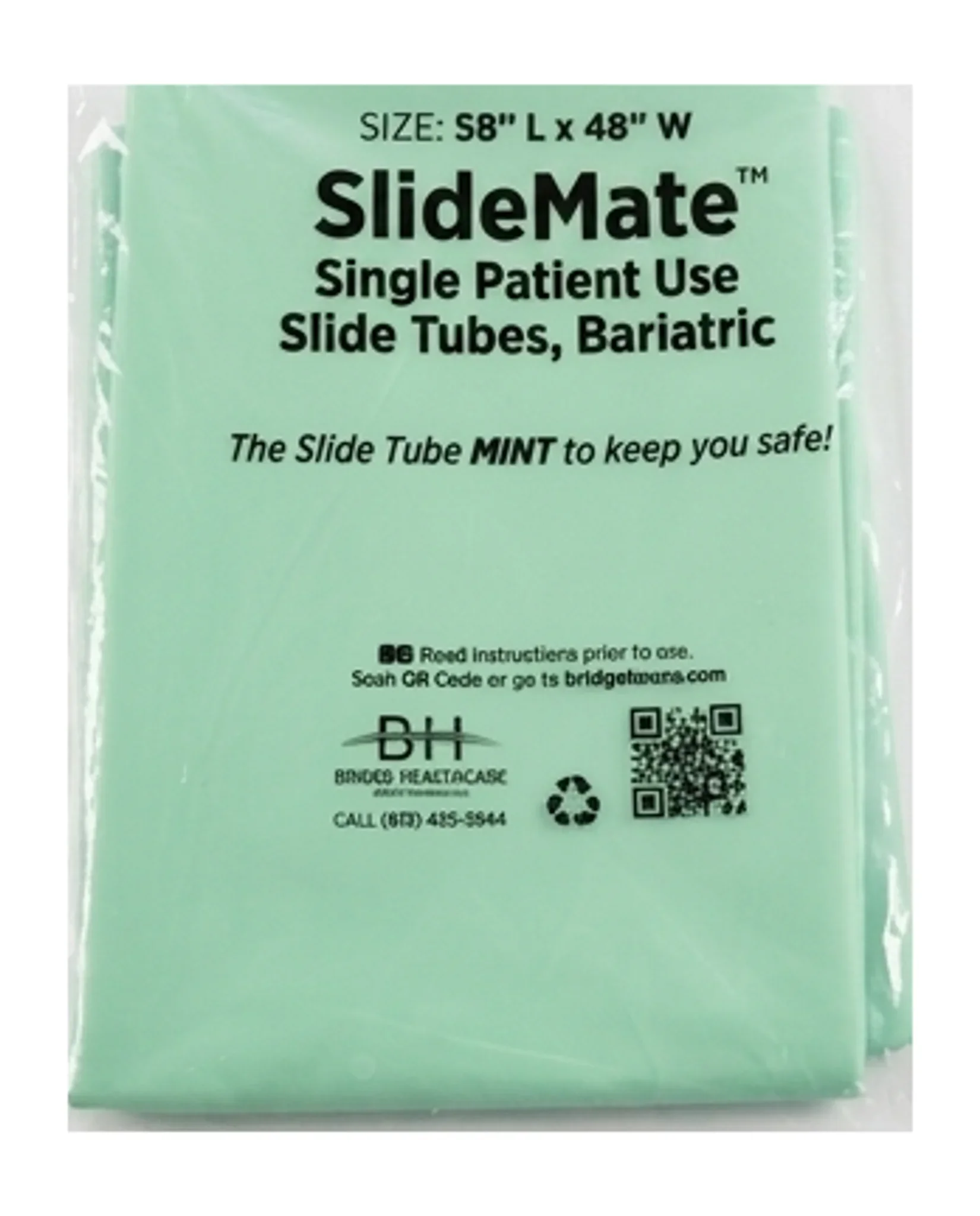 SlideMate™ Single Patient Use Slide Tubes, Bariatric