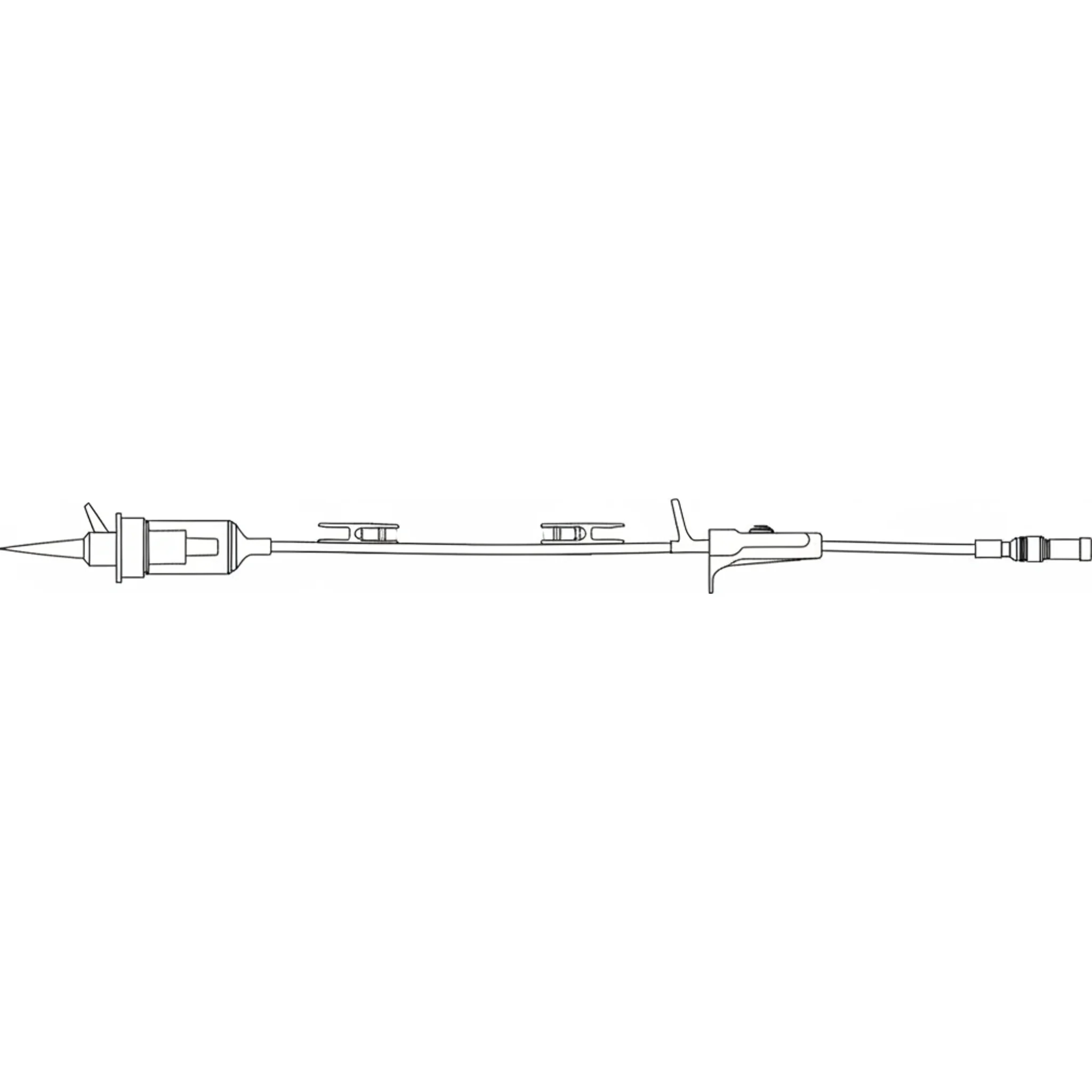 Primary Set, Macrobore, Clave™ Y-Site, 100"