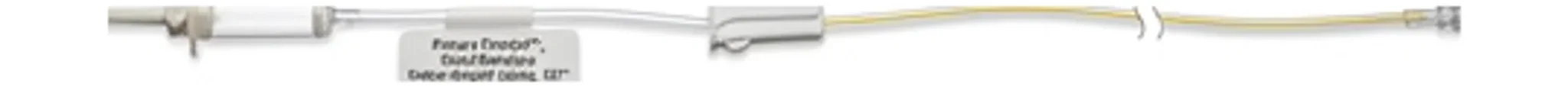 Primary PlumSet™, Distal Microbore Yellow-Striped Tubing, 107"