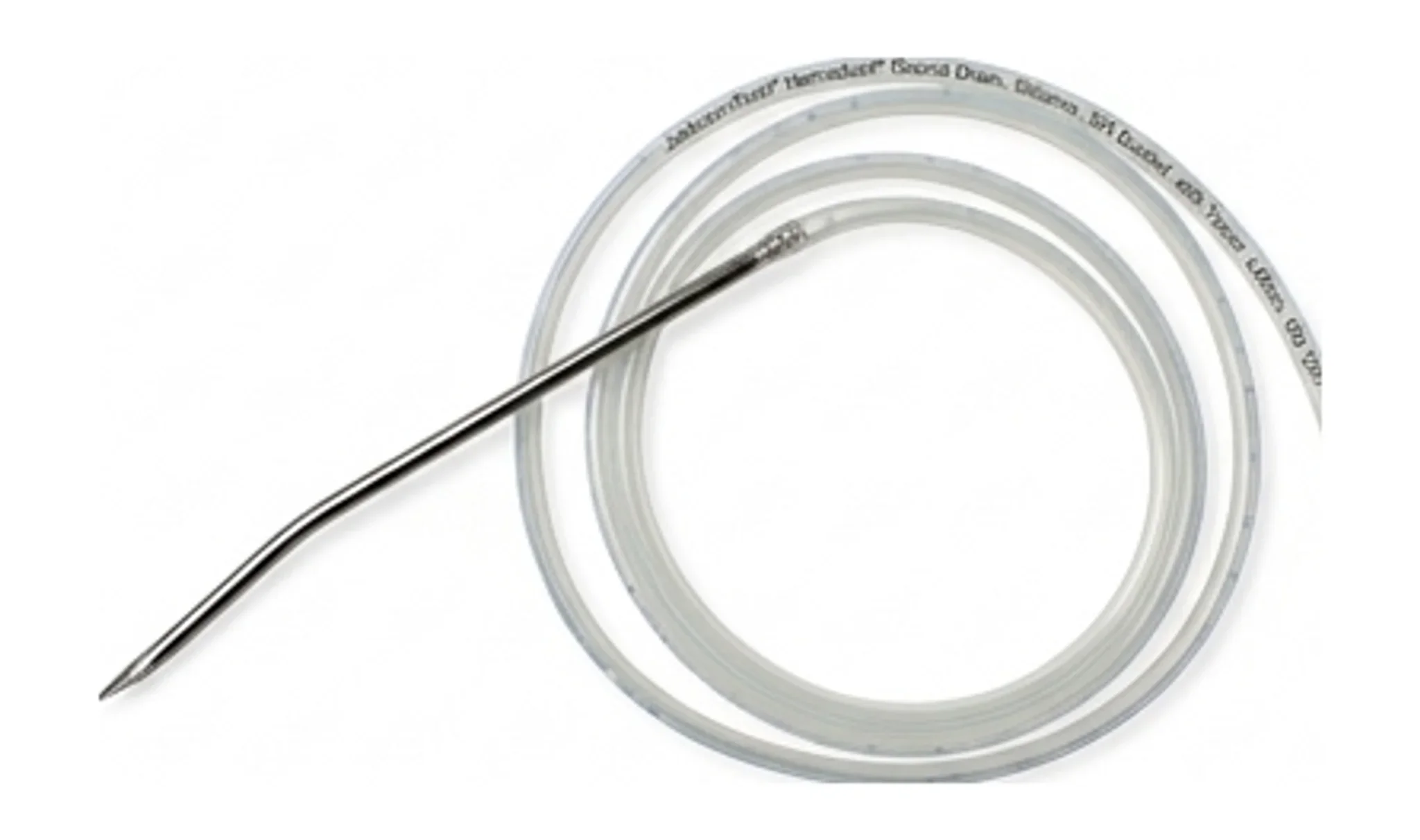 Jackson-Pratt® Hemaduct® Round Drain, Silicone, 3/4 Ducted, with Trocar, L40cm, OD 15Fr