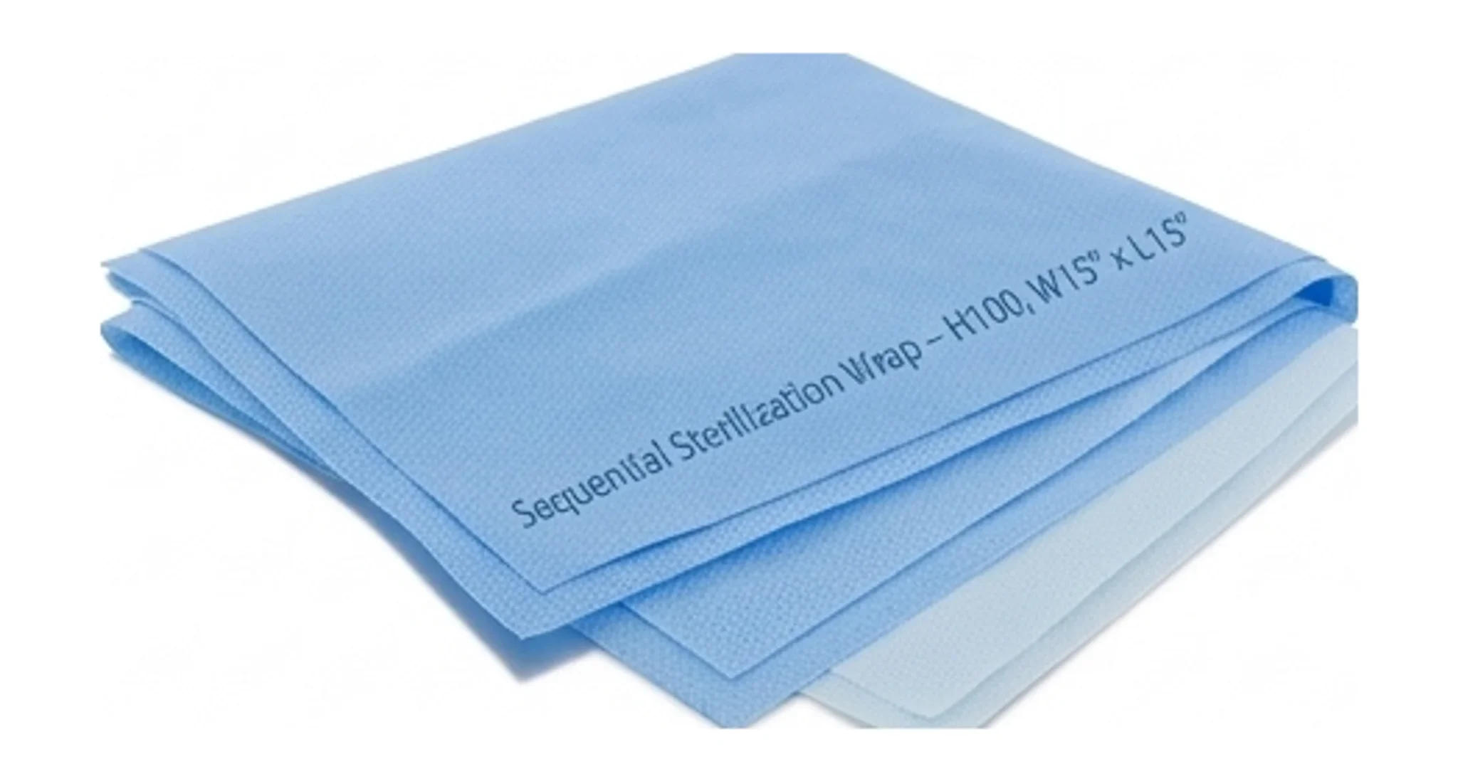 Sequential Sterilization Wrap – H100, W15" x L15"