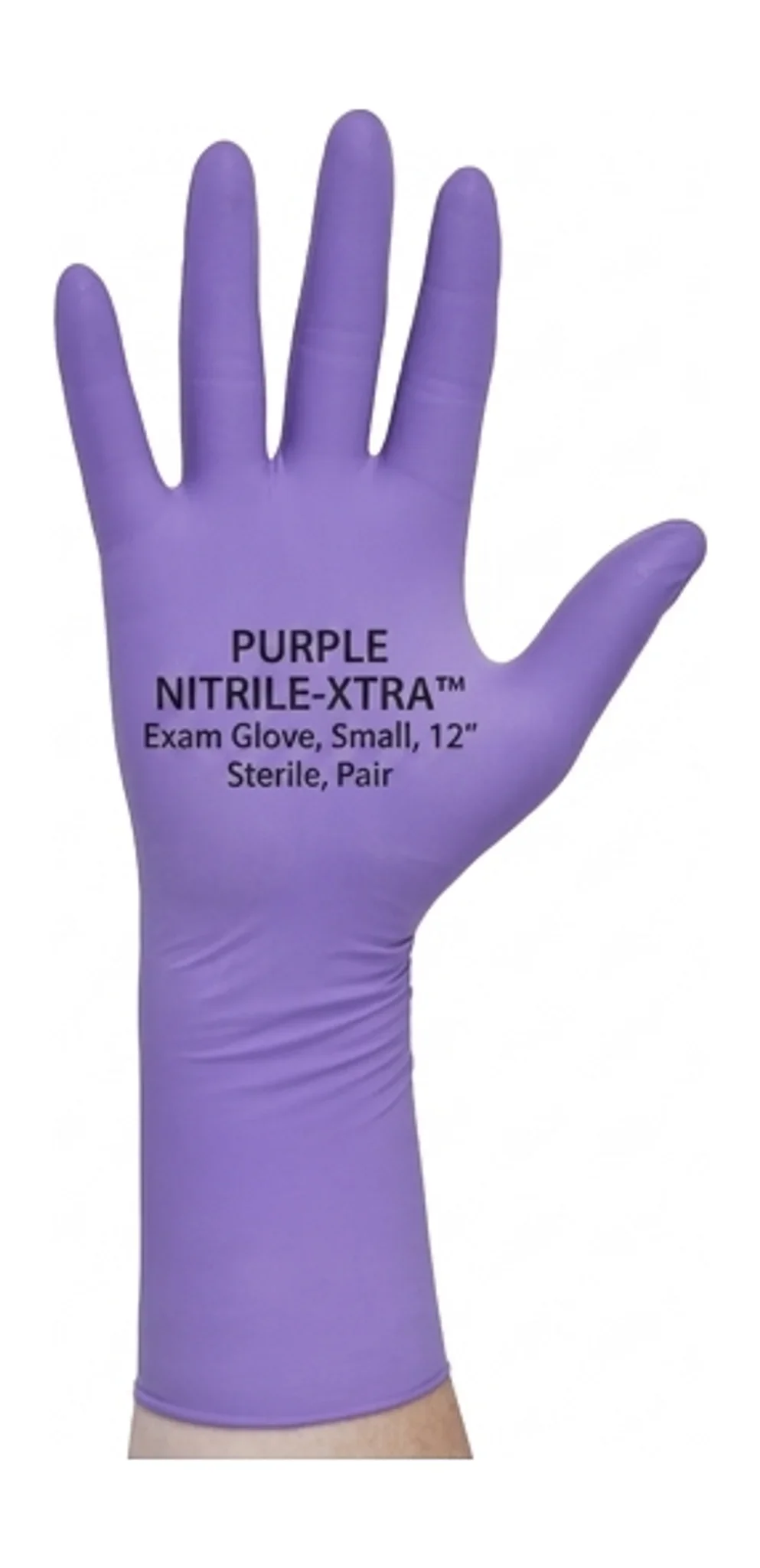PURPLE NITRILE-XTRA™ Exam Glove, Small, 12" Sterile, Pair
