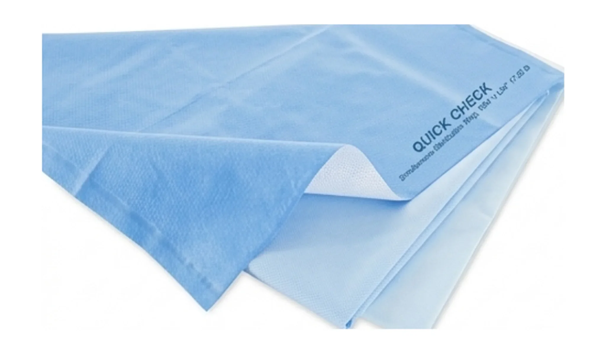 QUICK CHECK Simultaneous Sterilization Wrap, W54" x L54" 17-25 lb