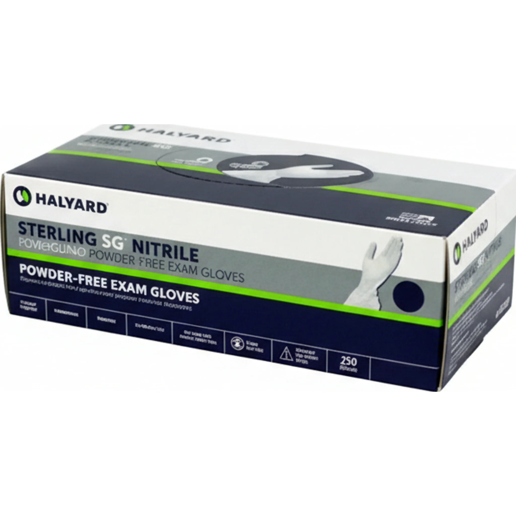 STERLING™ SG Sensi-Guard Exam Glove, Nitrile, Large, 9.5" Single