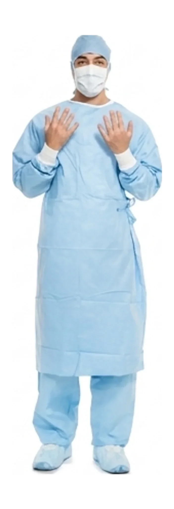 Aero-Blue* Performance Surgical Gown - AAMI Level 3, XLong Length, Large