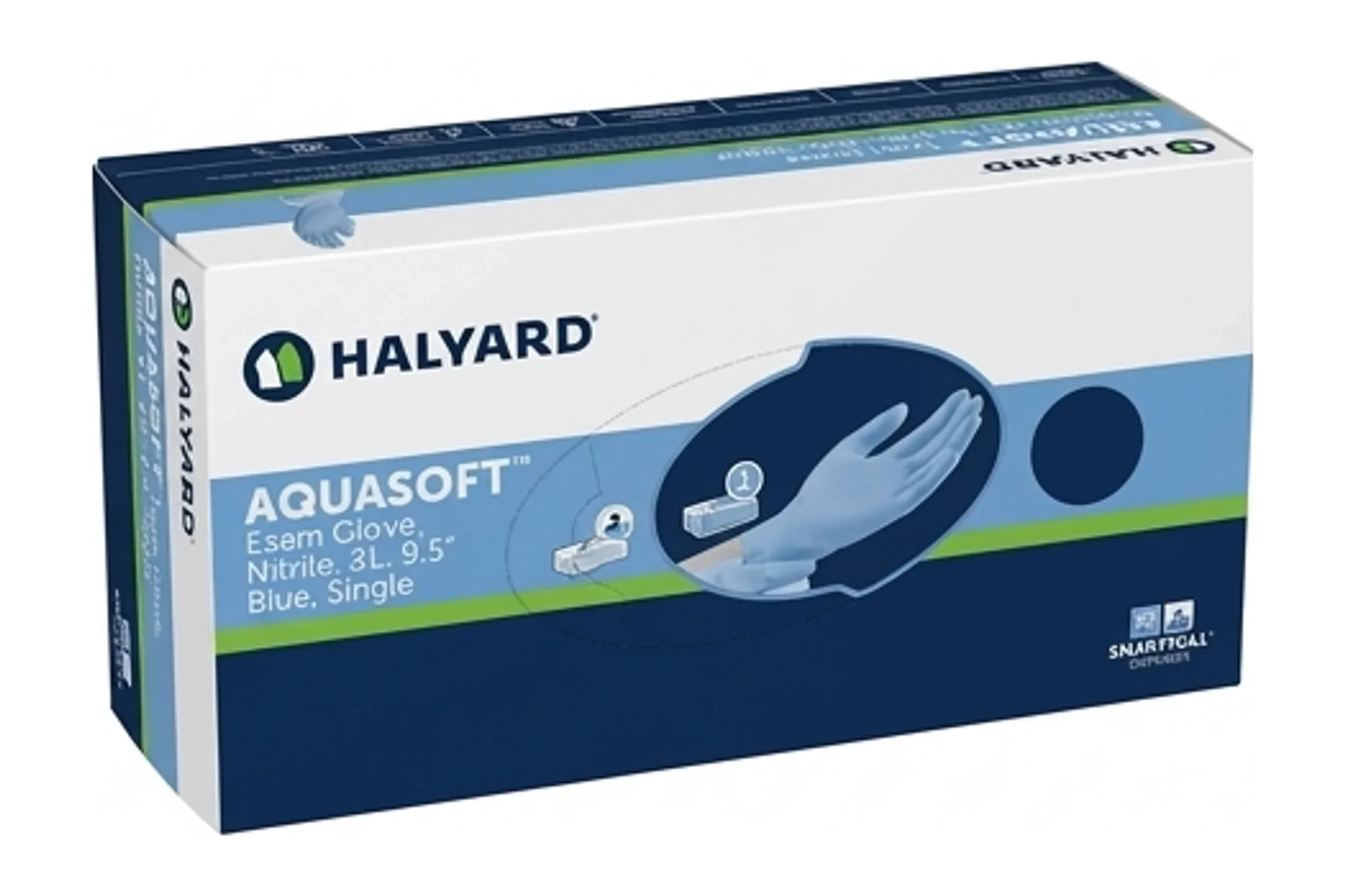 AQUASOFT™ Exam Glove, Nitrile, XL, 9.5" Blue, Single
