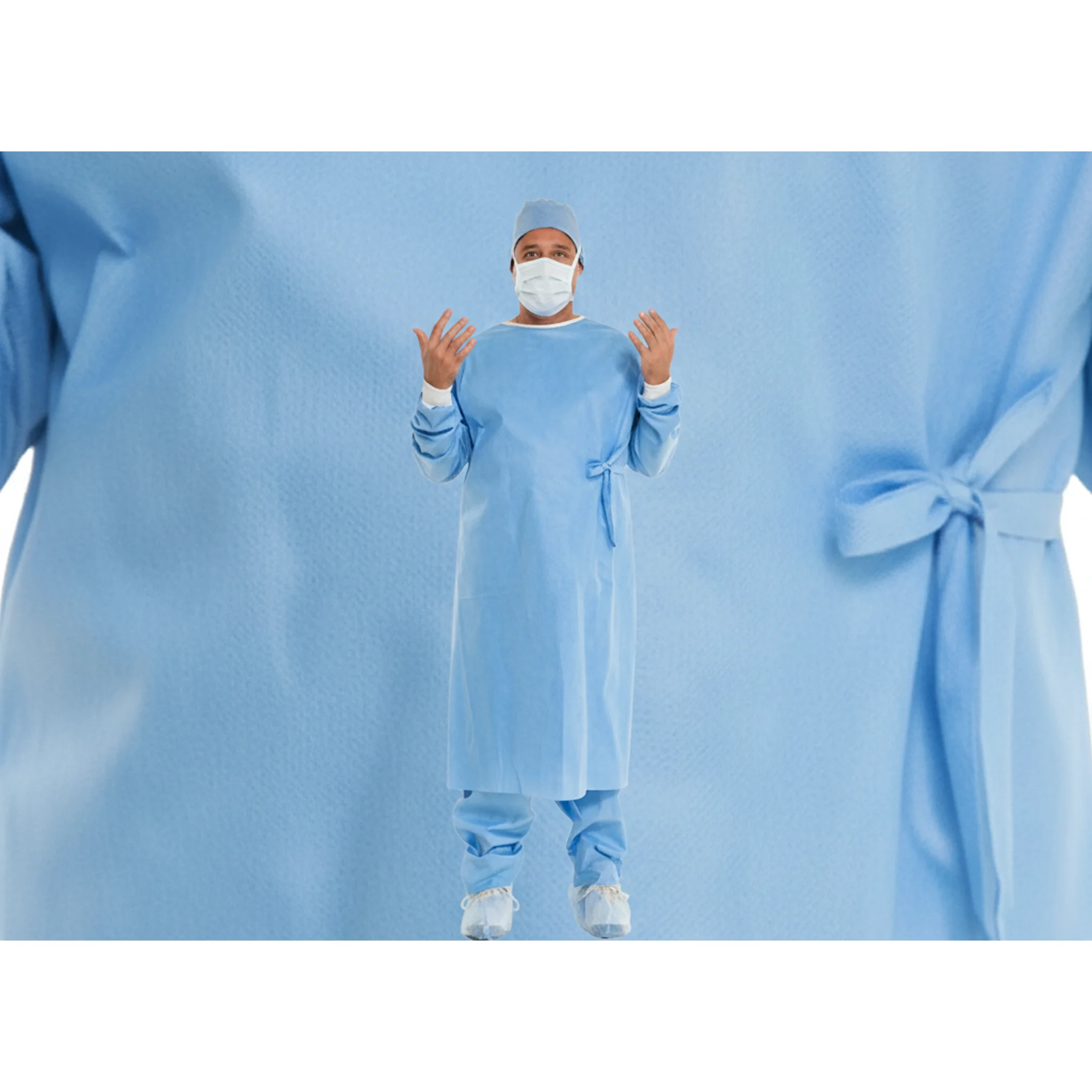 EVOLUTION 4 Non-Reinforced Surgical Gown, SMS Fabric, XL, Sterile