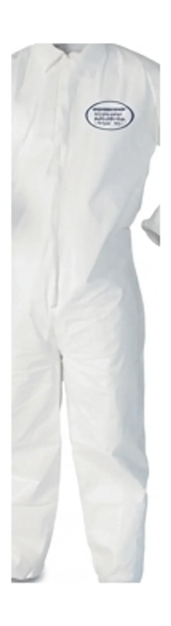 KLEENGUARD® A40 Coverall, White, Front Zipper and Elastic Wrists & Ankles , 3XL