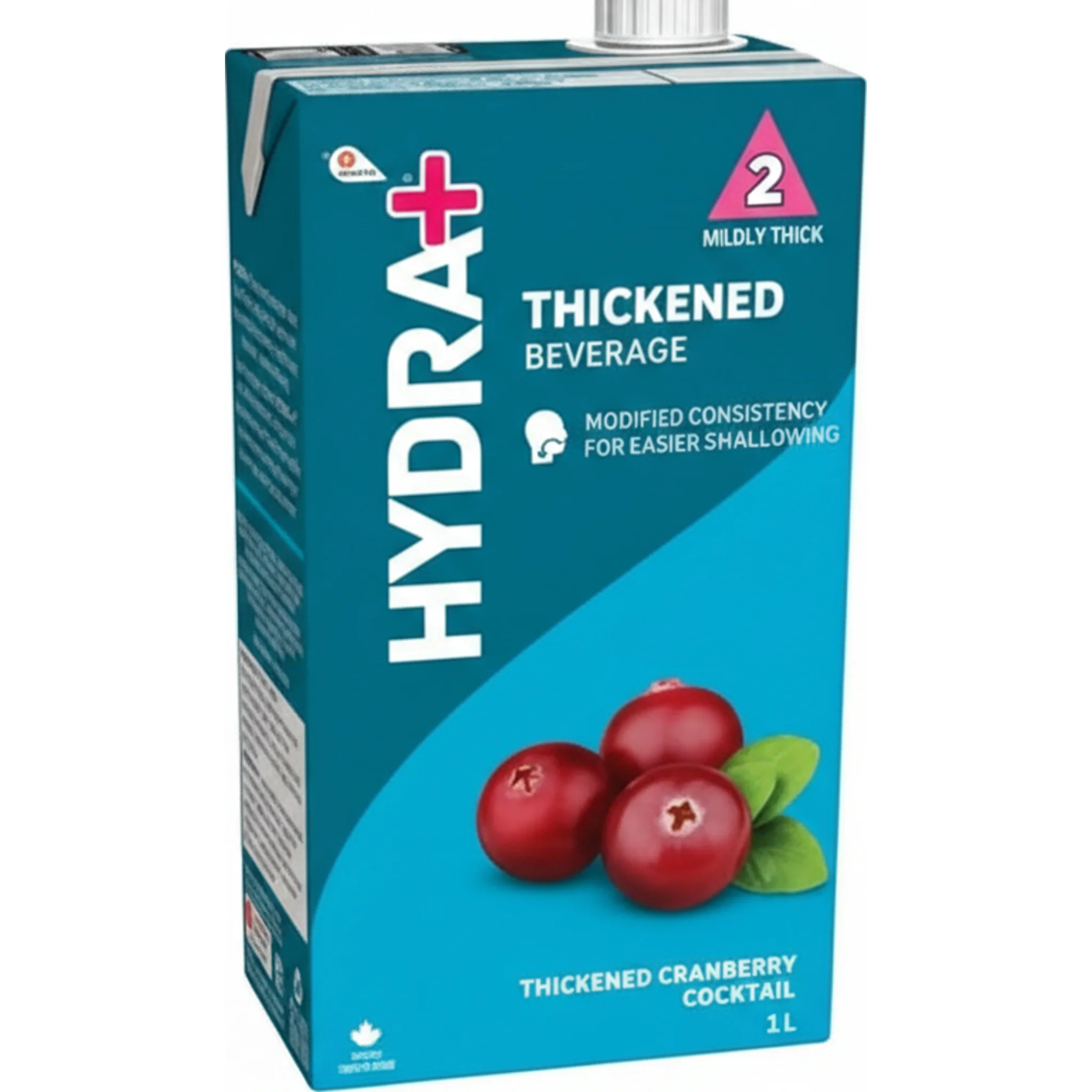 Thickened Cranberry Cocktail Vitamin C Added, Mildly Thick, 1L