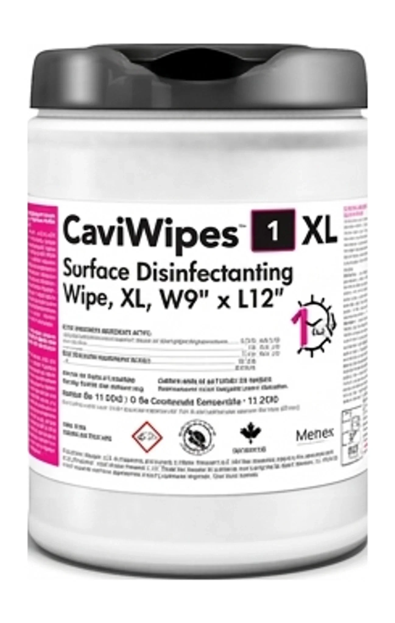 CaviWipes1™ Surface Disinfectanting Wipe, XL, W9" x L12"