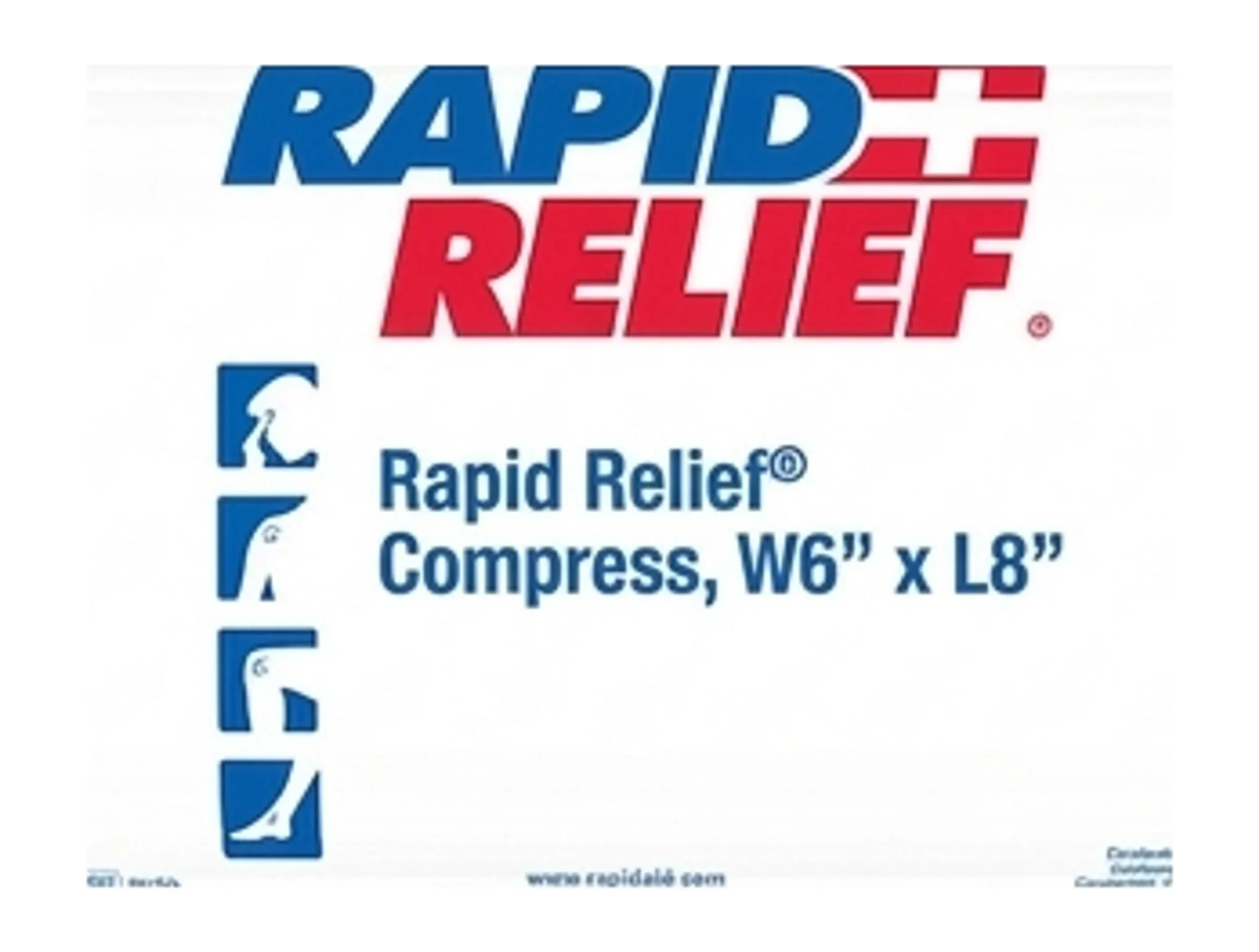 Rapid Relief® Compress, W6" x L8"