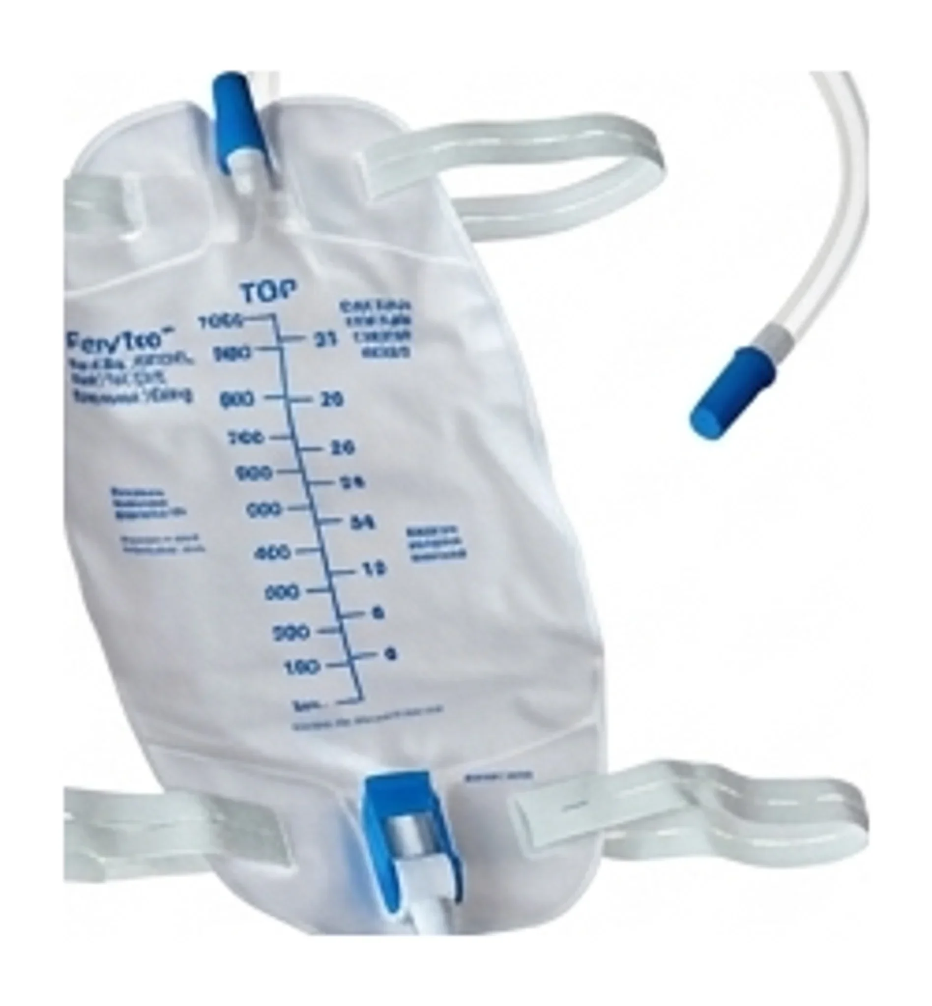 EasyTap™ Leg Bag, 1000mL, With 18" PVC Extension Tubing