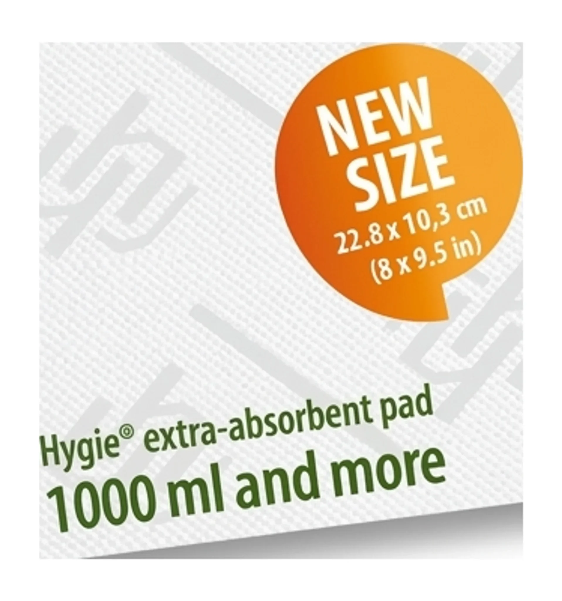 Hygie® extra-absorbent pad