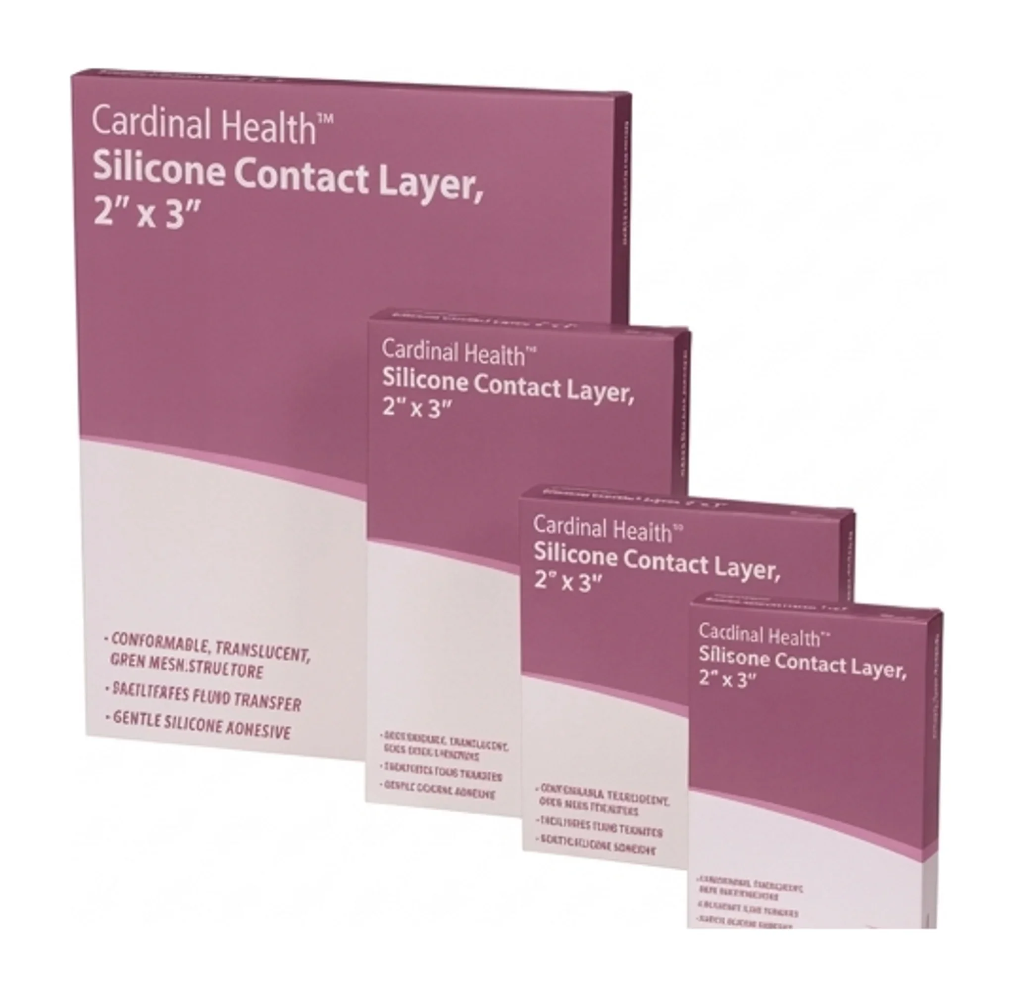 Cardinal Health™ Silicone Contact Layer, 2" x 3"