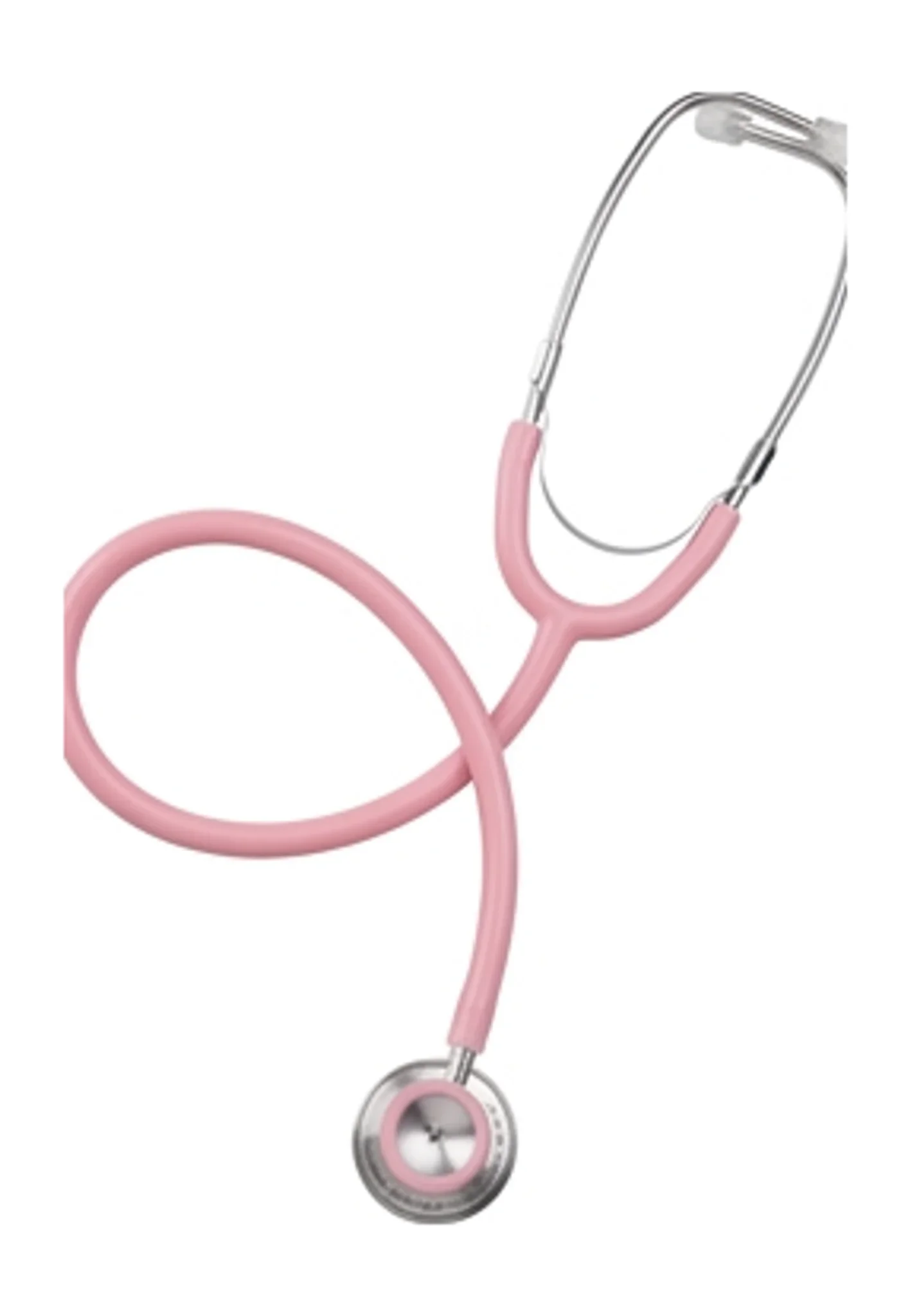 Stethoscope, Dual-Head, Thicker Tubing, Infant, Light Pink