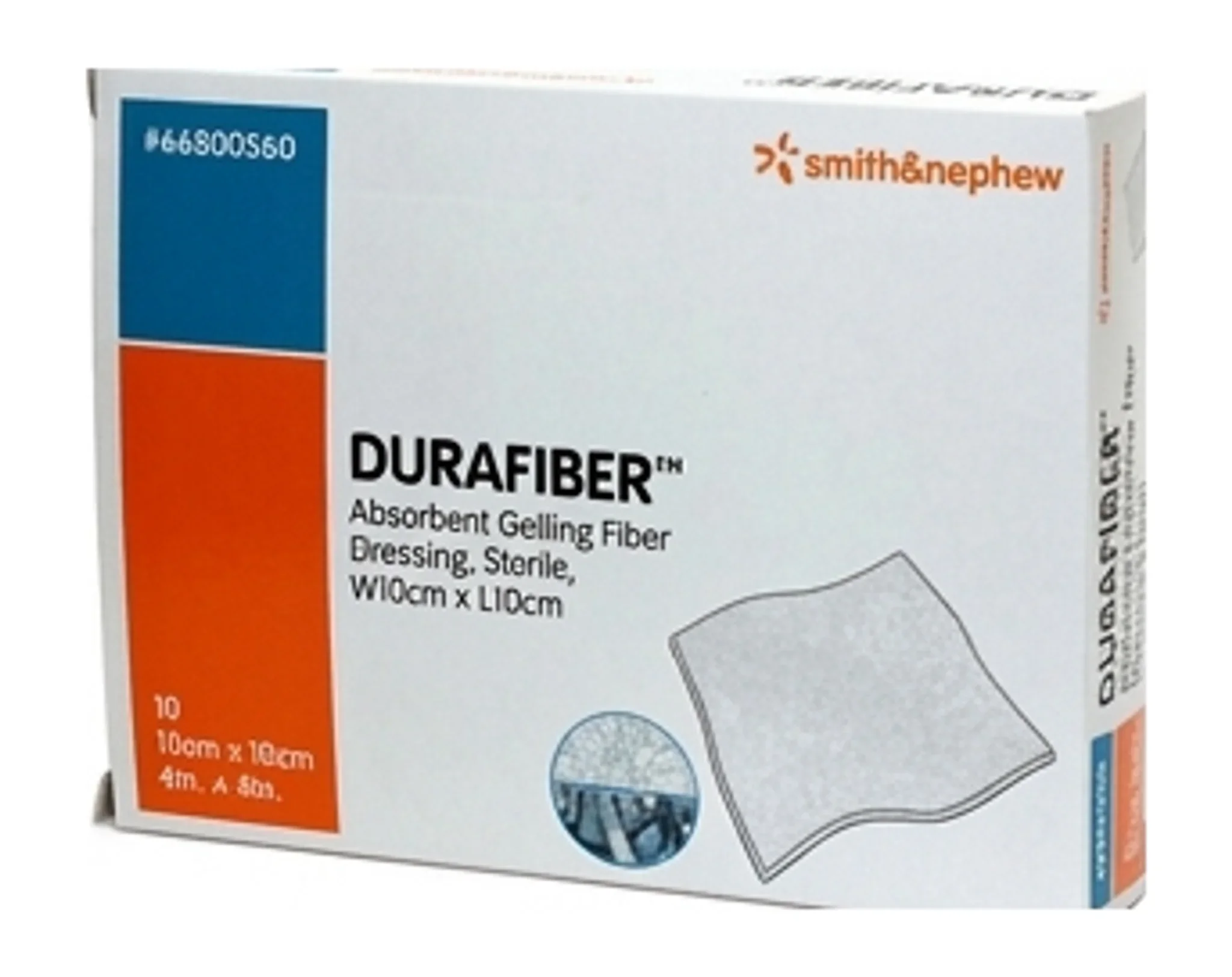 DURAFIBER™ Absorbent Gelling Fiber Dressing, Sterile, W10cm x L10cm