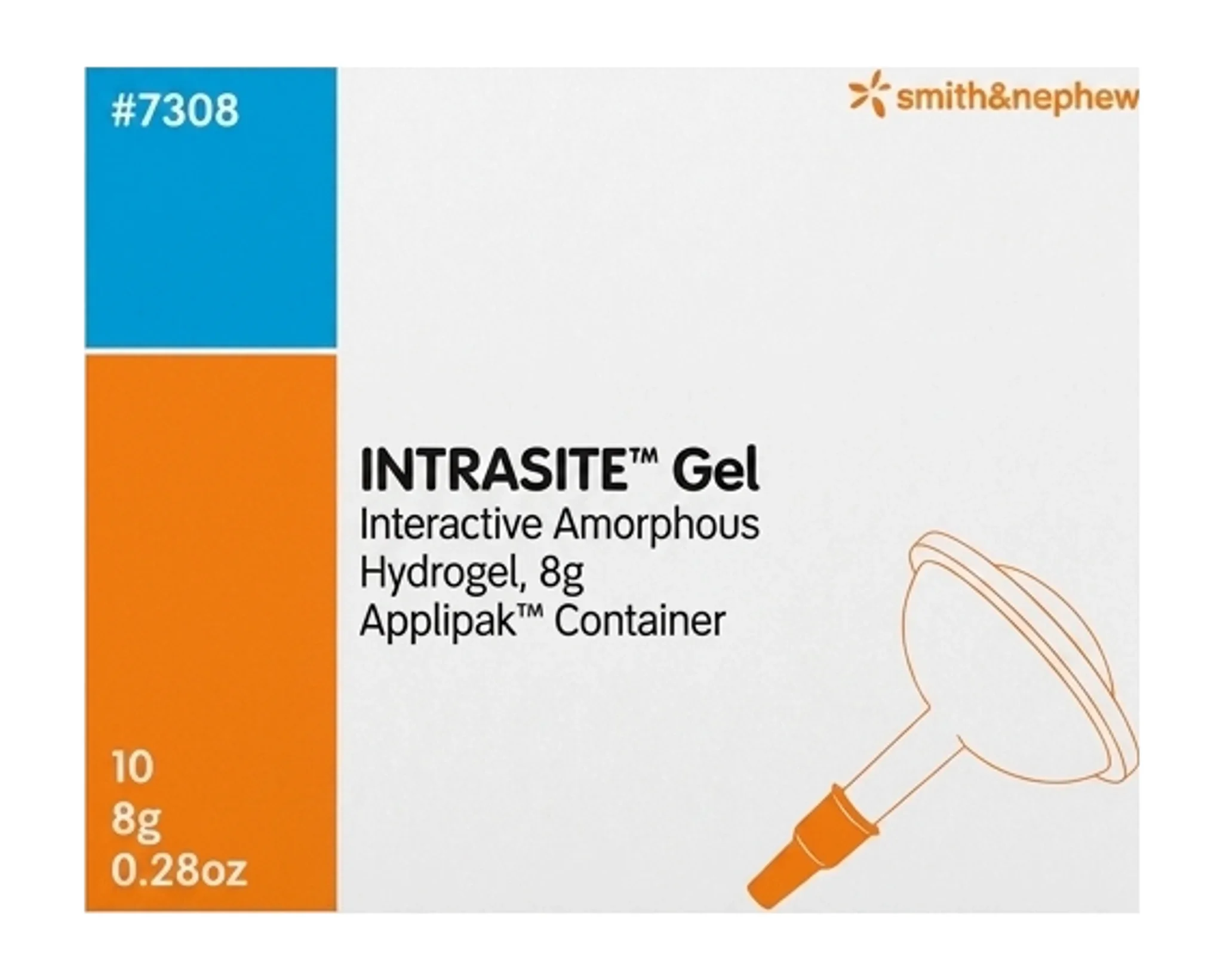 INTRASITE™ Gel Interactive Amorphous Hydrogel, 8g Applipak™ Container