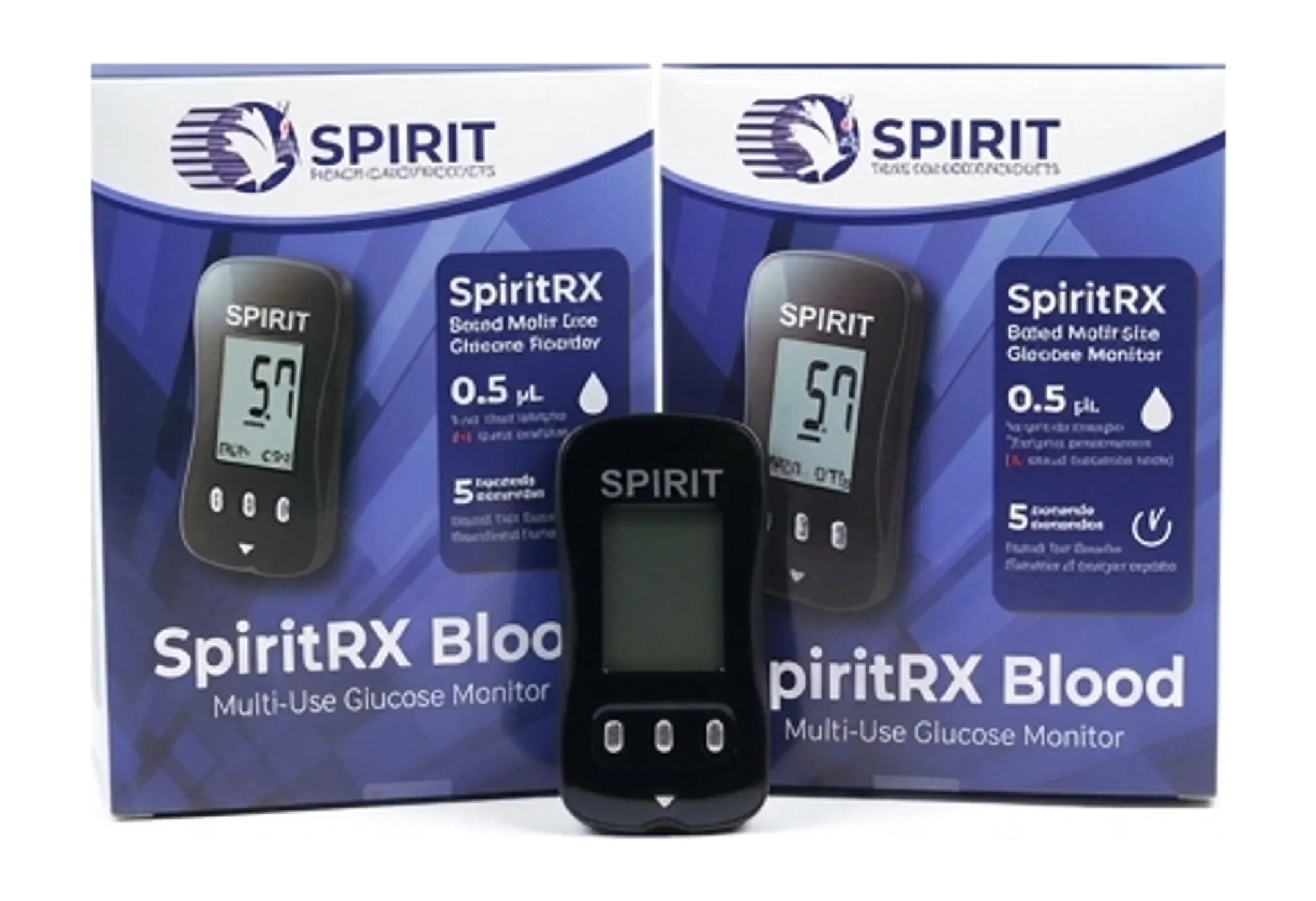 SpiritRX Blood Multi-Use Glucose Monitor