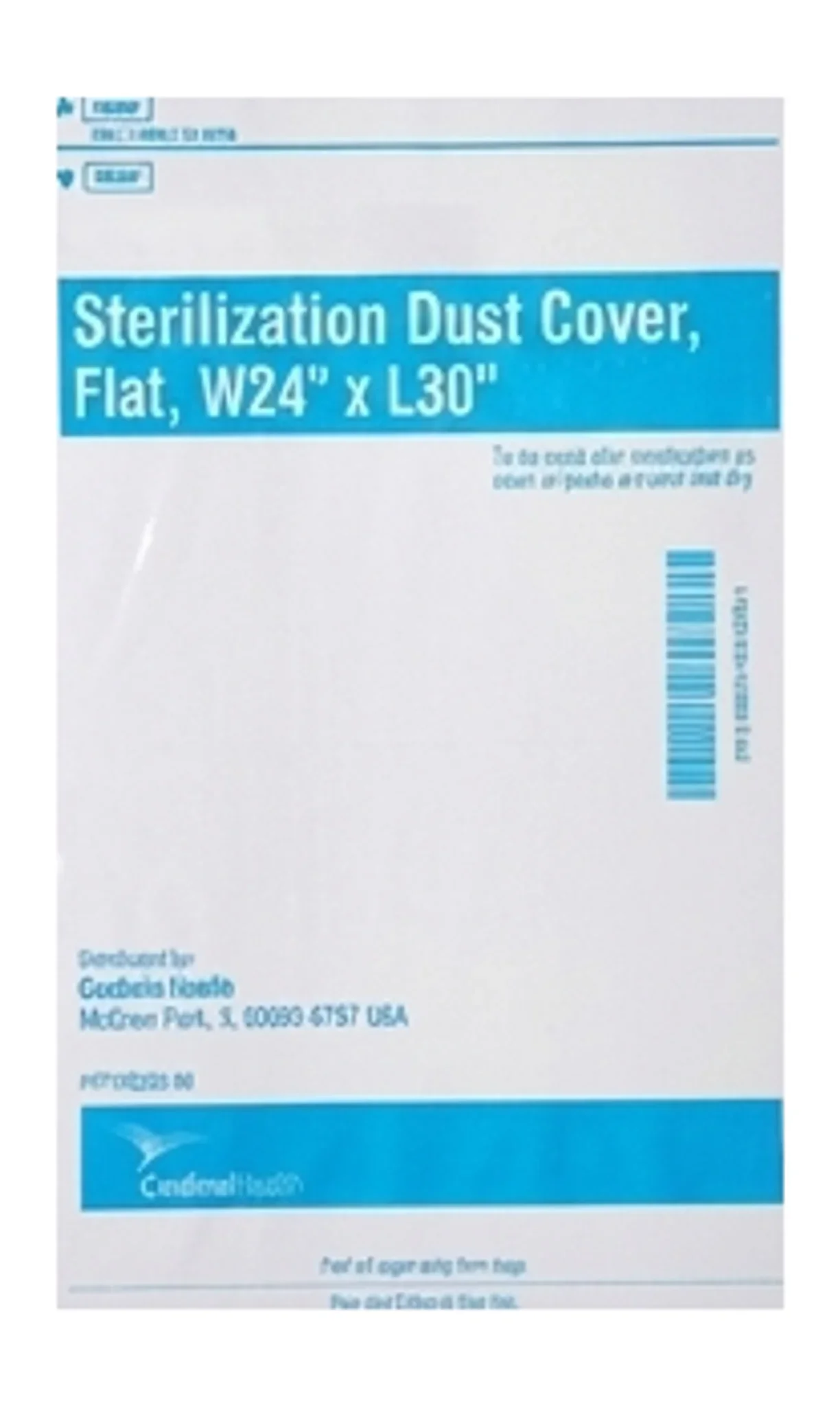 Sterilization Dust Cover, Flat, W24" x L30"
