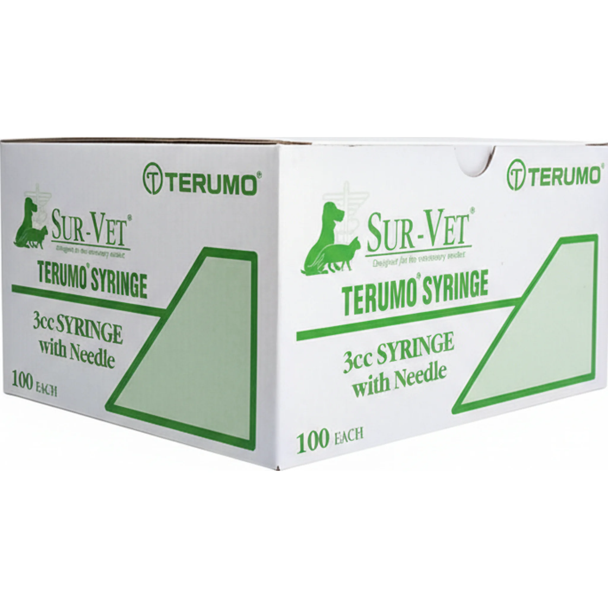 SUR-VET® Tuberculin Syringe, with L5/8" ODSEC 25GA Removable Needle, 0.01cc Graduation, 1cc