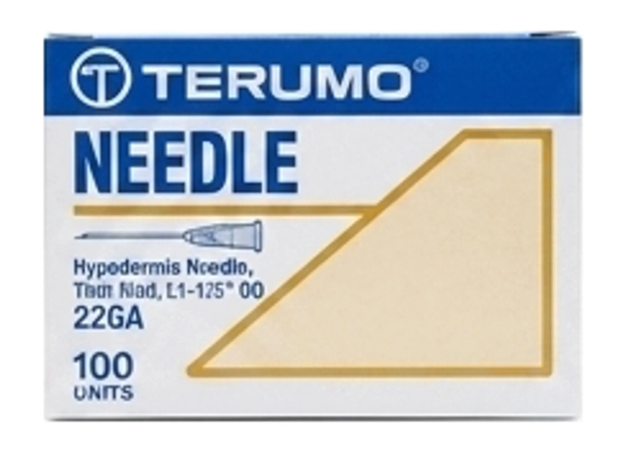 Hypodermic Needle, Thin Wall, L1-1/2" OD 22GA