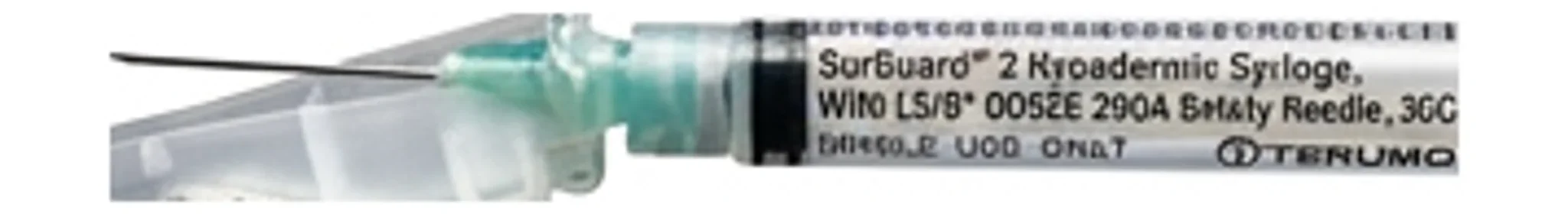 SurGuard® 3 Hypodermic Syringe, With L5/8" ODSEC 25GA Safety Needle, 3CC