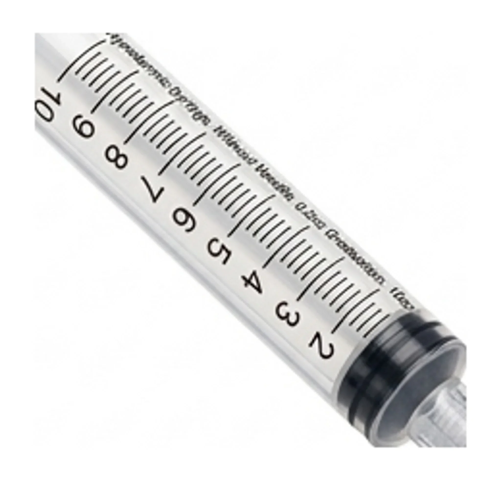 Hypodermic Syringe, Without Needle, 0.2cc Graduation, 10cc