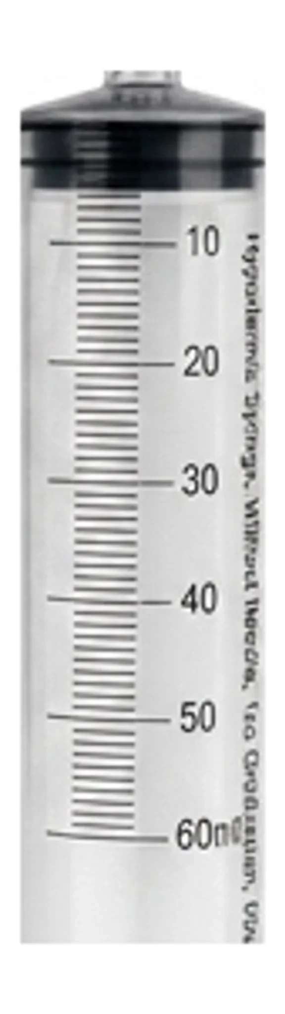 Hypodermic Syringe, Without Needle, 1cc Graduation, 60cc