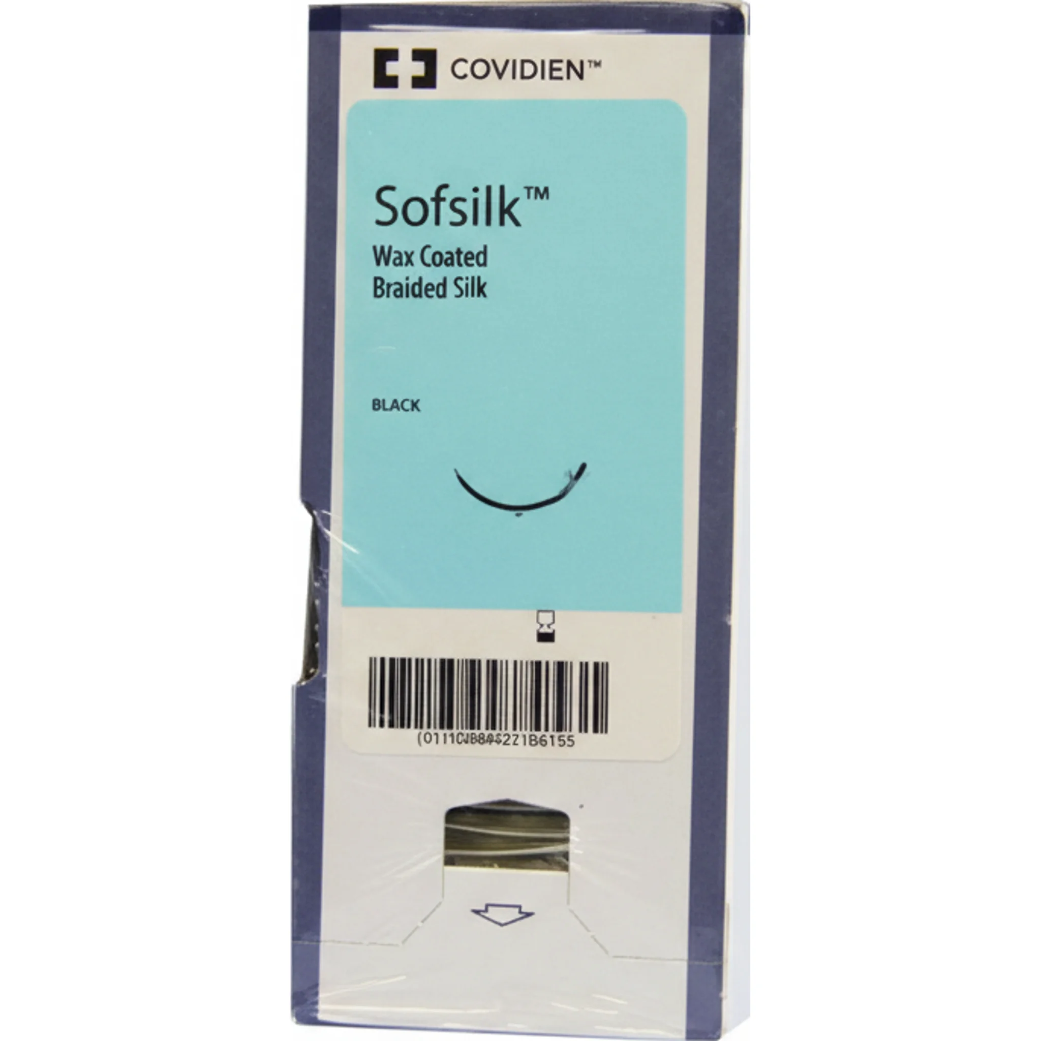 Non Absorbable Suture, Silk, Size 0, L60" No Needle, Black