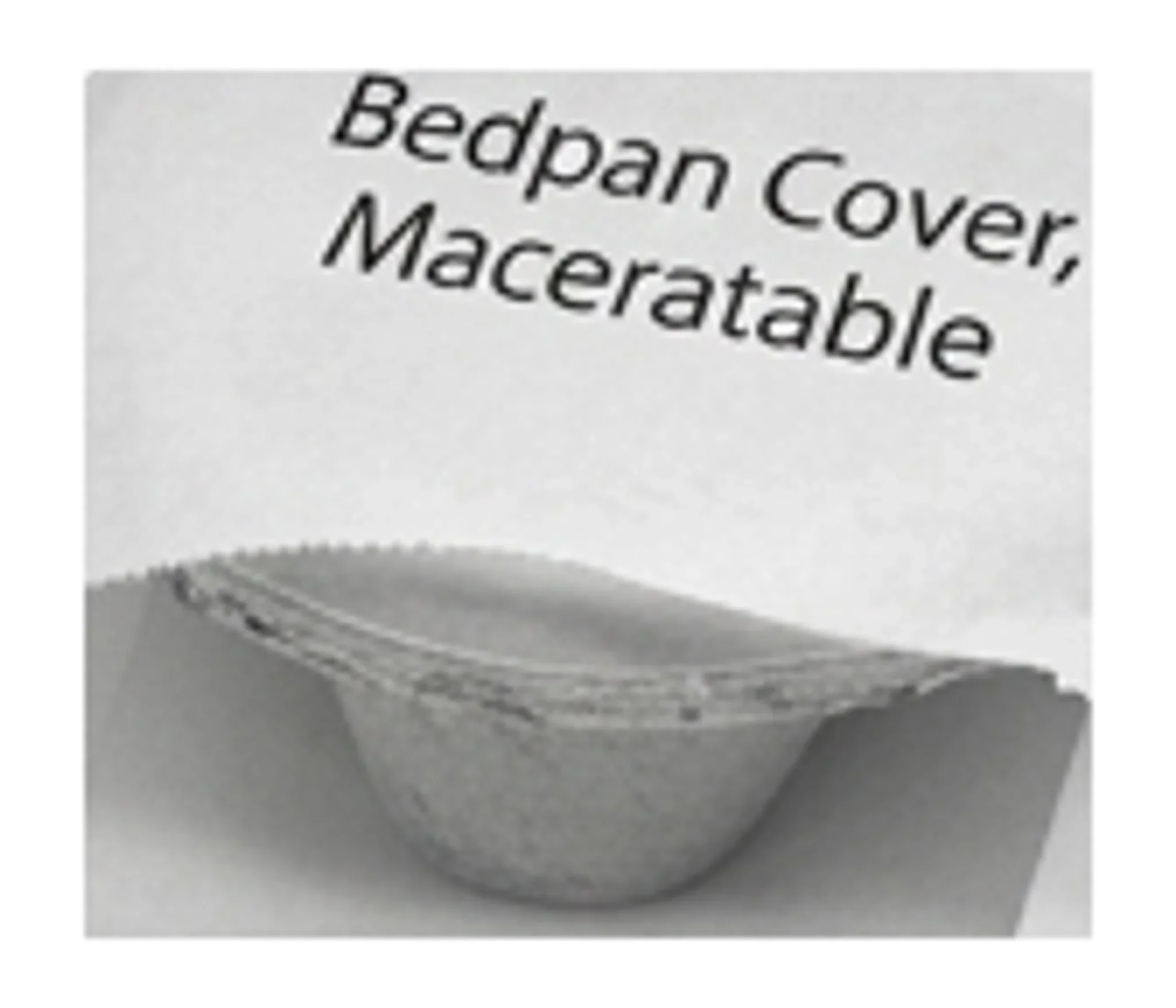 Bedpan Cover, Maceratable