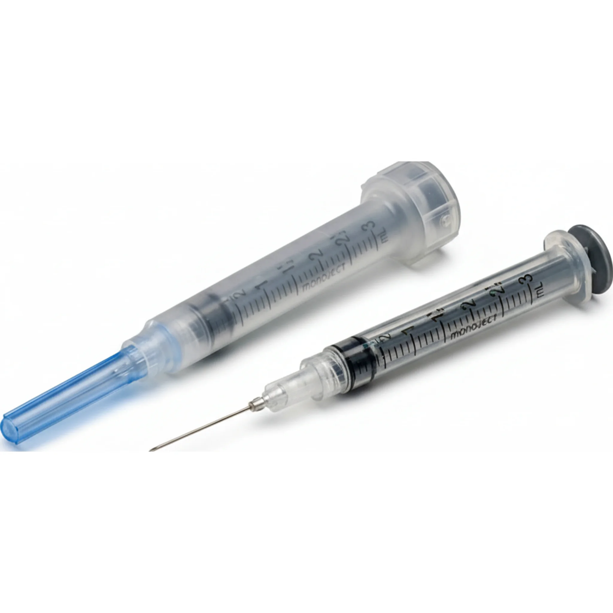 Monoject™ SoftPack Needles and Syringes 3 mL, Regular Tip