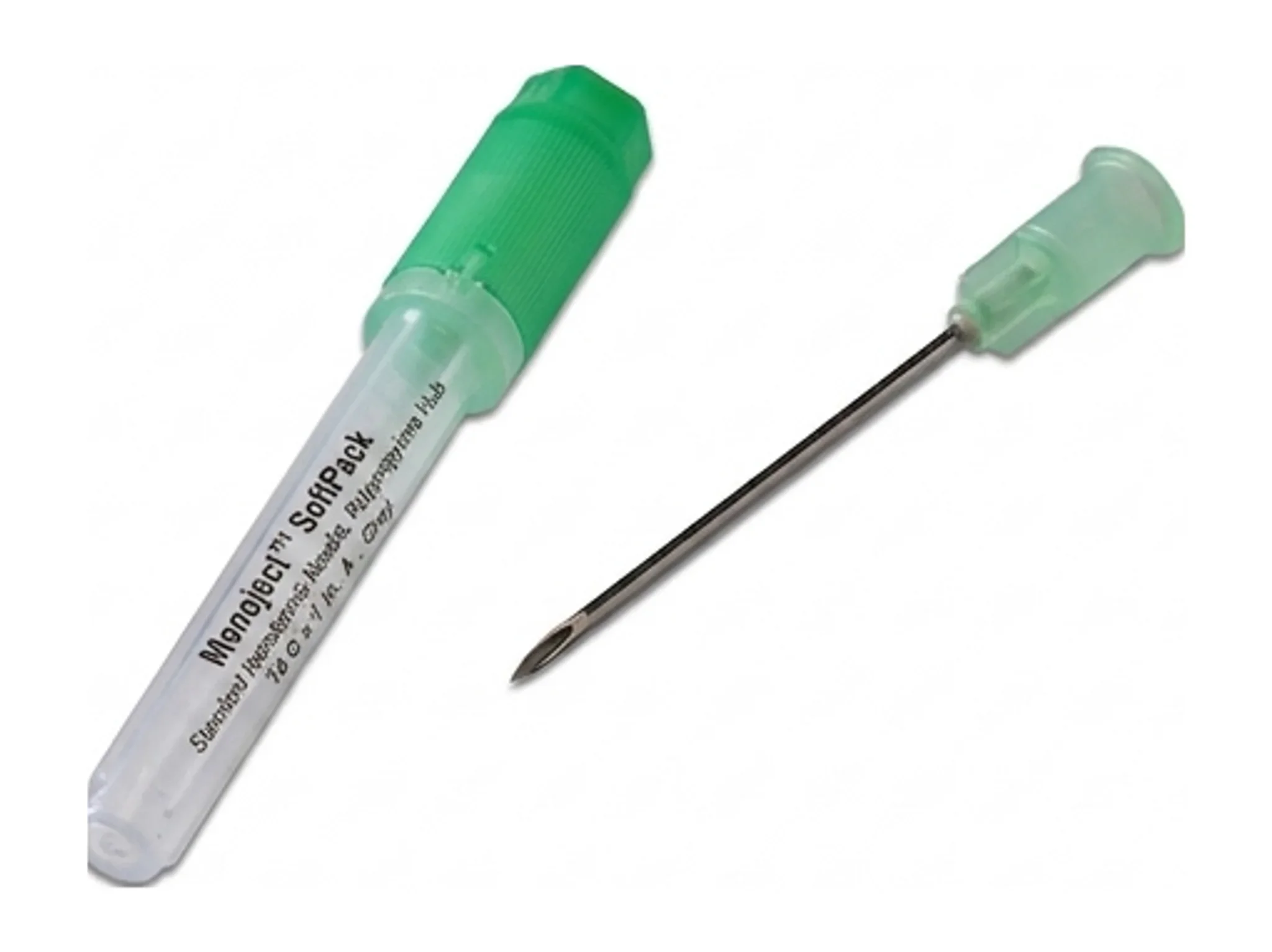 Monoject™ SoftPack Standard Hypodermic Needle, Polypropylene Hub 18 G x 1 in. A , Grey