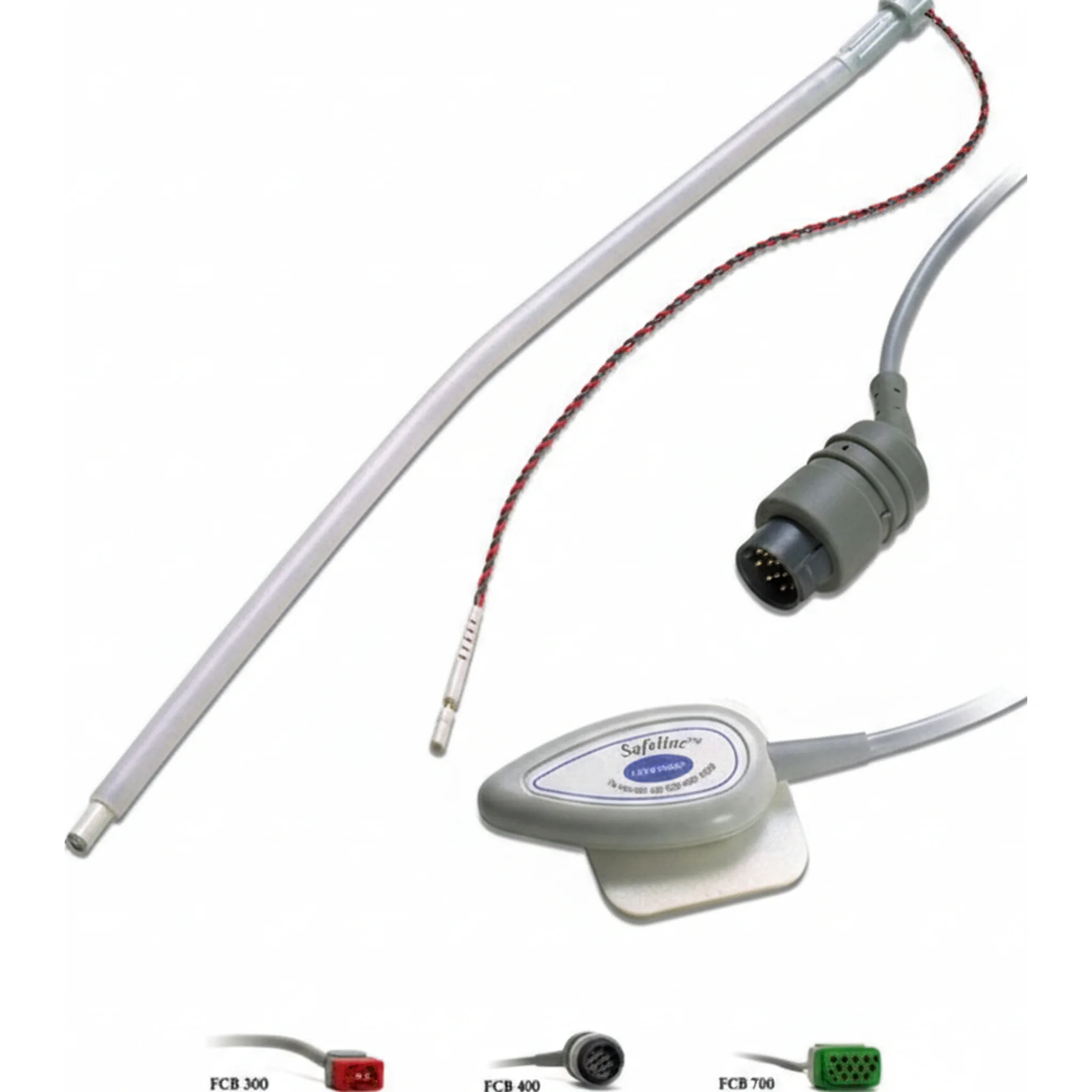 Kendall™ FCB 400 Series Fetal Spiral Electrode Cable with Round Connector, for GE Monitor